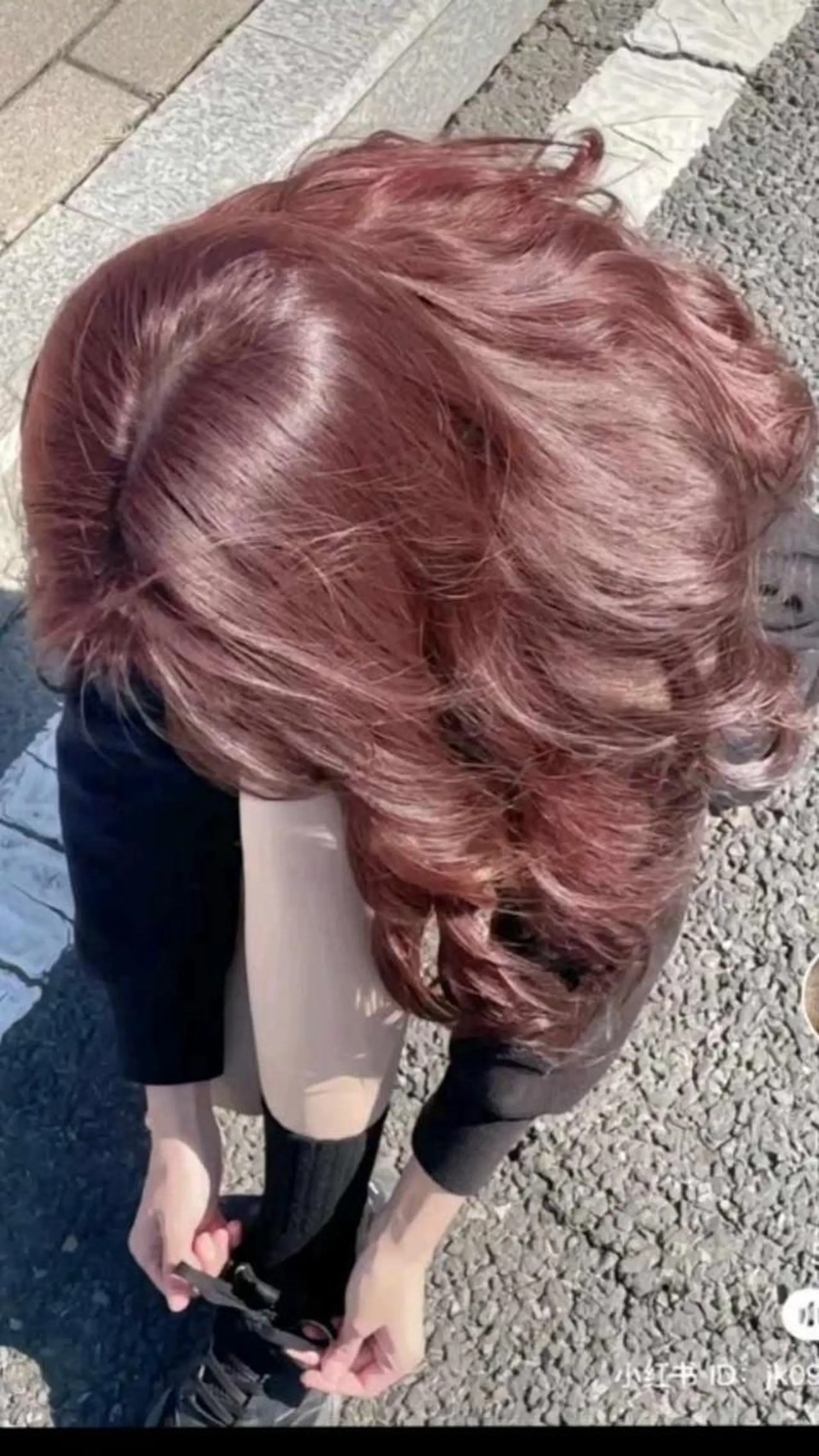 ロング カラー トレンド韓国暖色 ♡momo♡のヘアスタイル