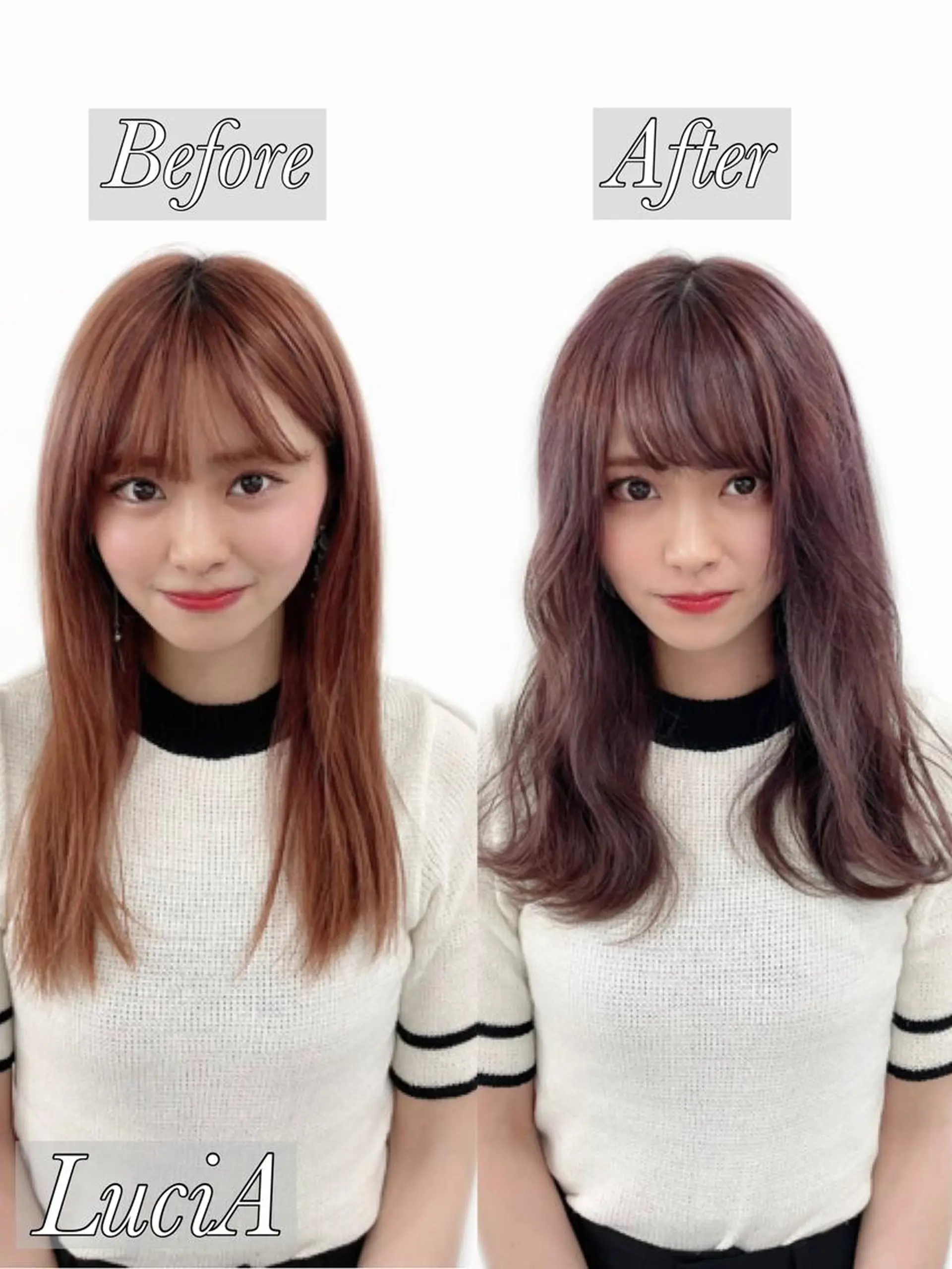 ロング カラー ヘアアレンジ ブリーチ ケアブリーチ ダブルカラー グラデーションカラー イルミナカラー LuciA/エクステ カラーのヘアスタイル