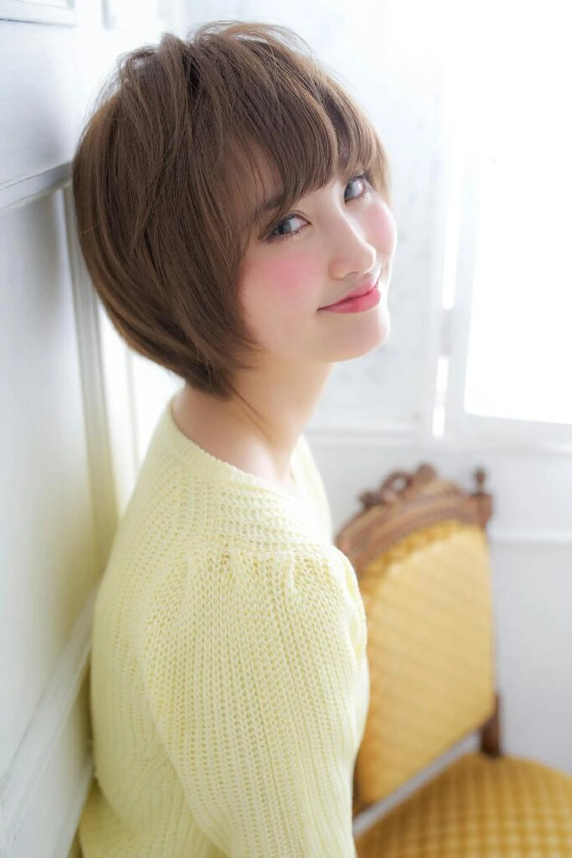 ショート カラー belta 姫路山吹 カラーモデル募集のヘアスタイル