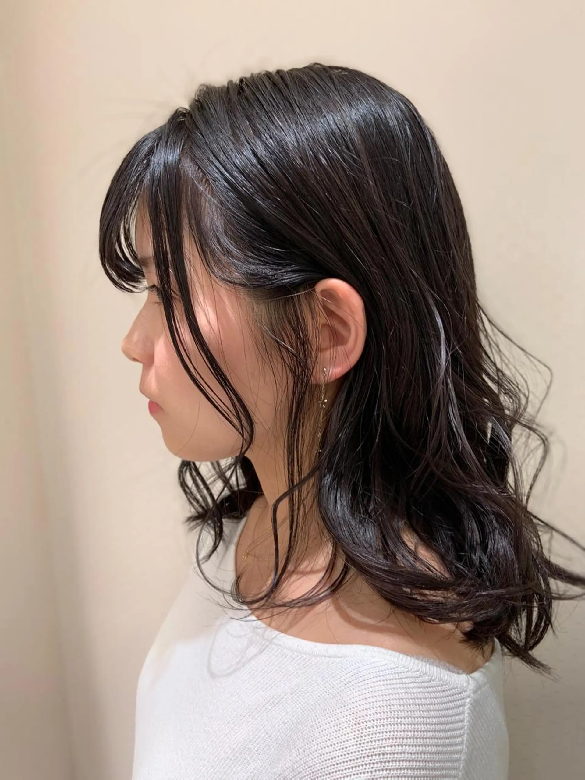 ミディアム カット ヘアカラー トリートメント ⭐️💛骨格を診断 髪質改善◎RIKIのヘアスタイル