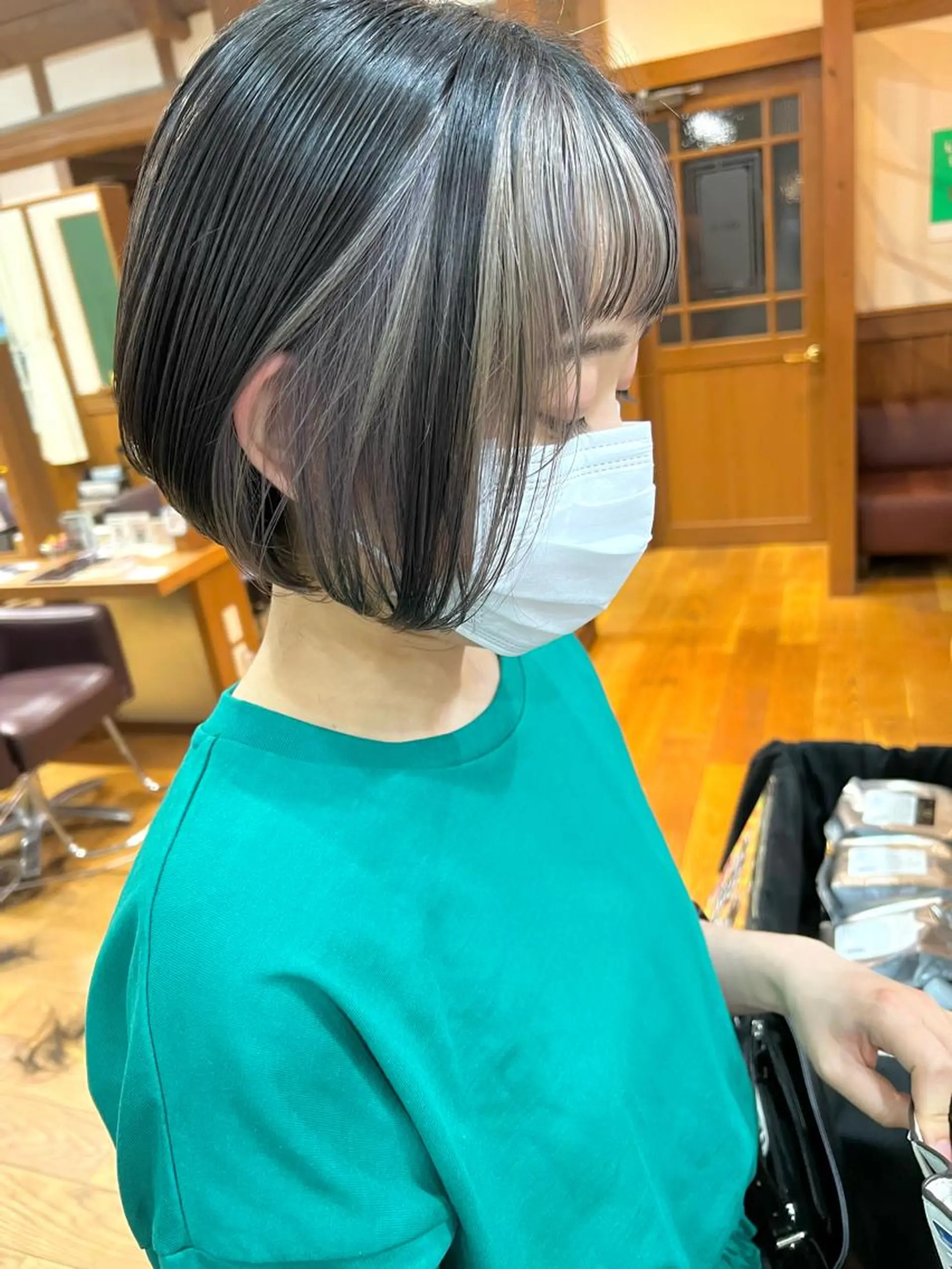 ショート カラー パーマ Artist 藤﨑紘成のヘアスタイル