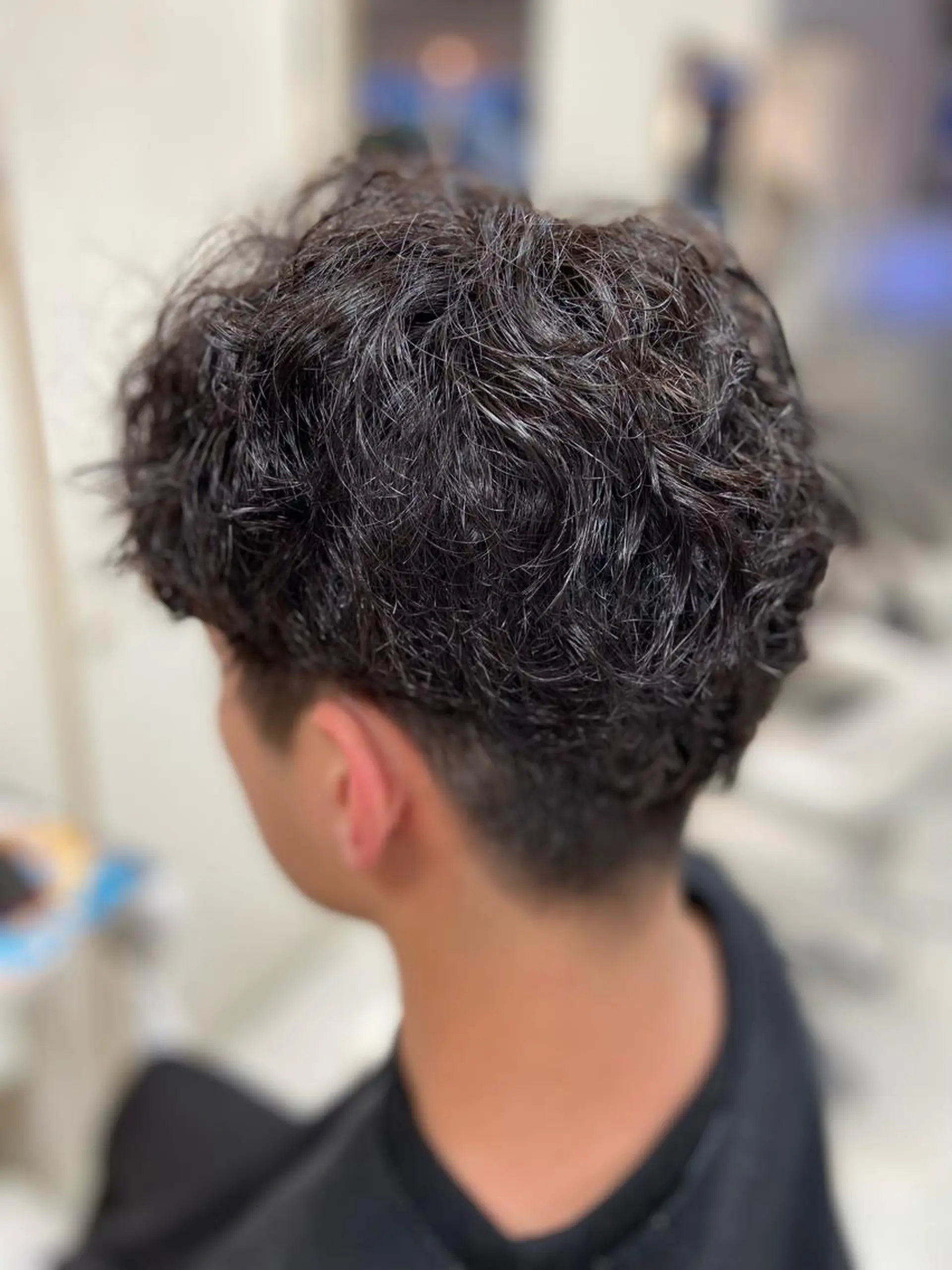 パーマ メンズ メンズパーマ スパイラルパーマ カット パーマ 菊地 美憂のヘアスタイル