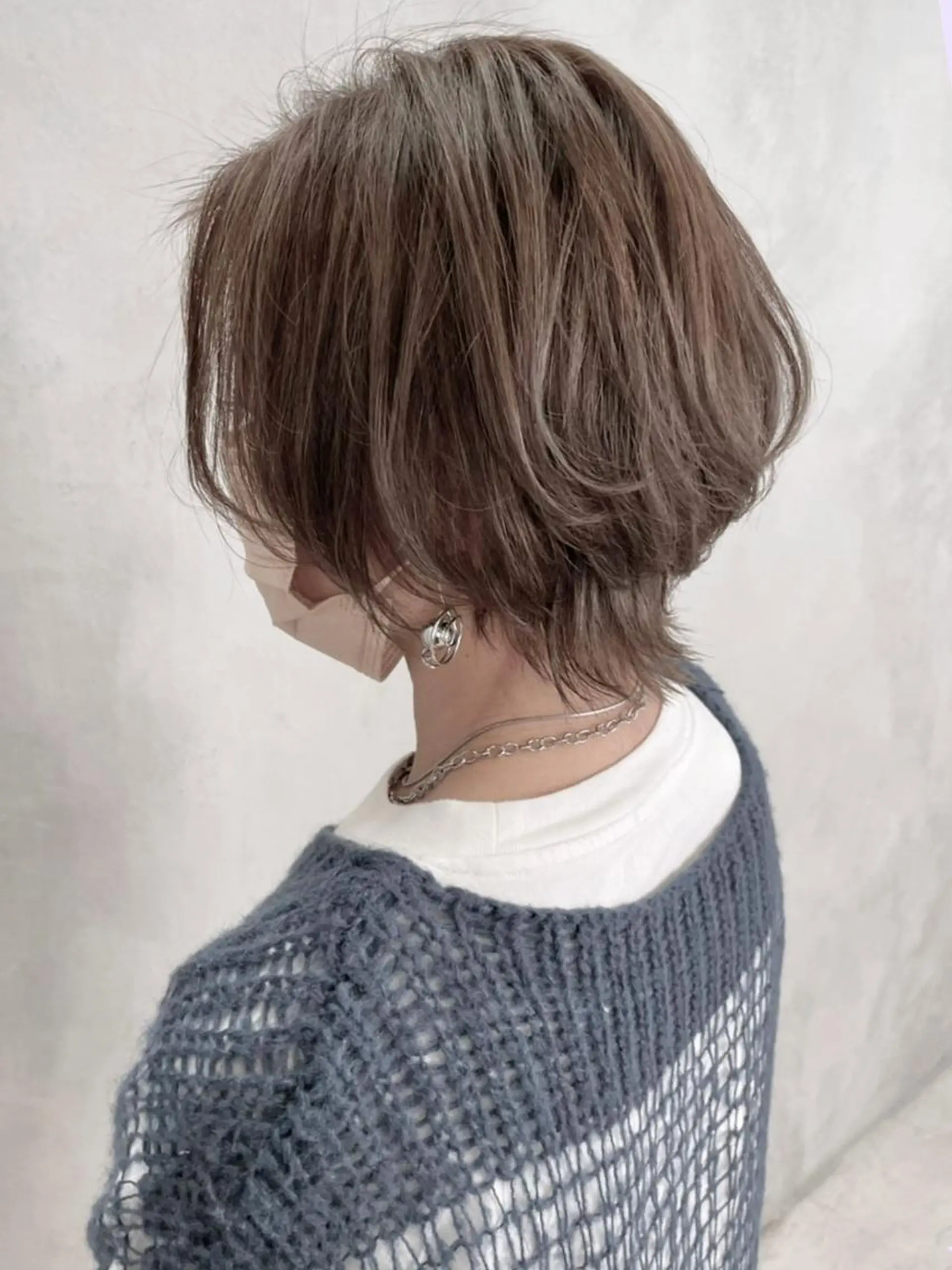 ショート カラー ヘアアレンジ パーマ ハンサムショート ショートヘア ITbyALBUM 下北沢店のヘアスタイル