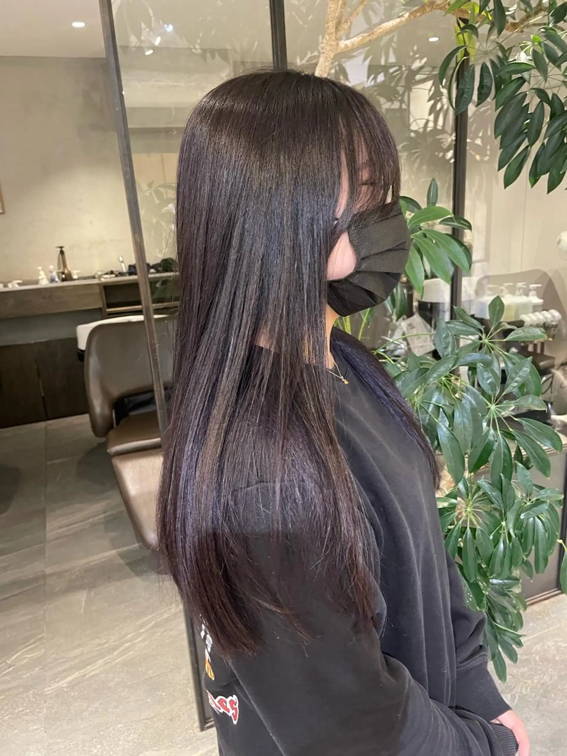 ロング パーマ 縮毛矯正 risa 。のヘアスタイル