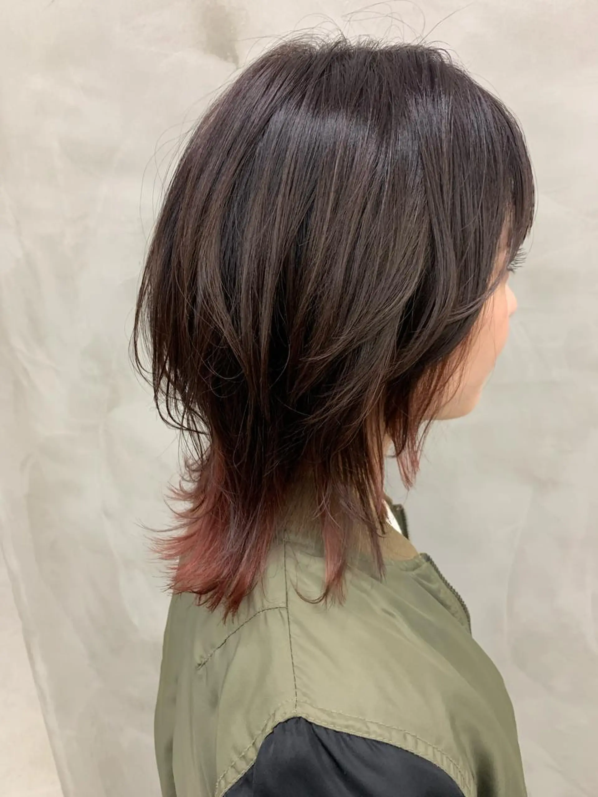 ミディアム カラー ブームボックス所属・🐝ハイトーンカラー hachi🐝のヘアスタイル