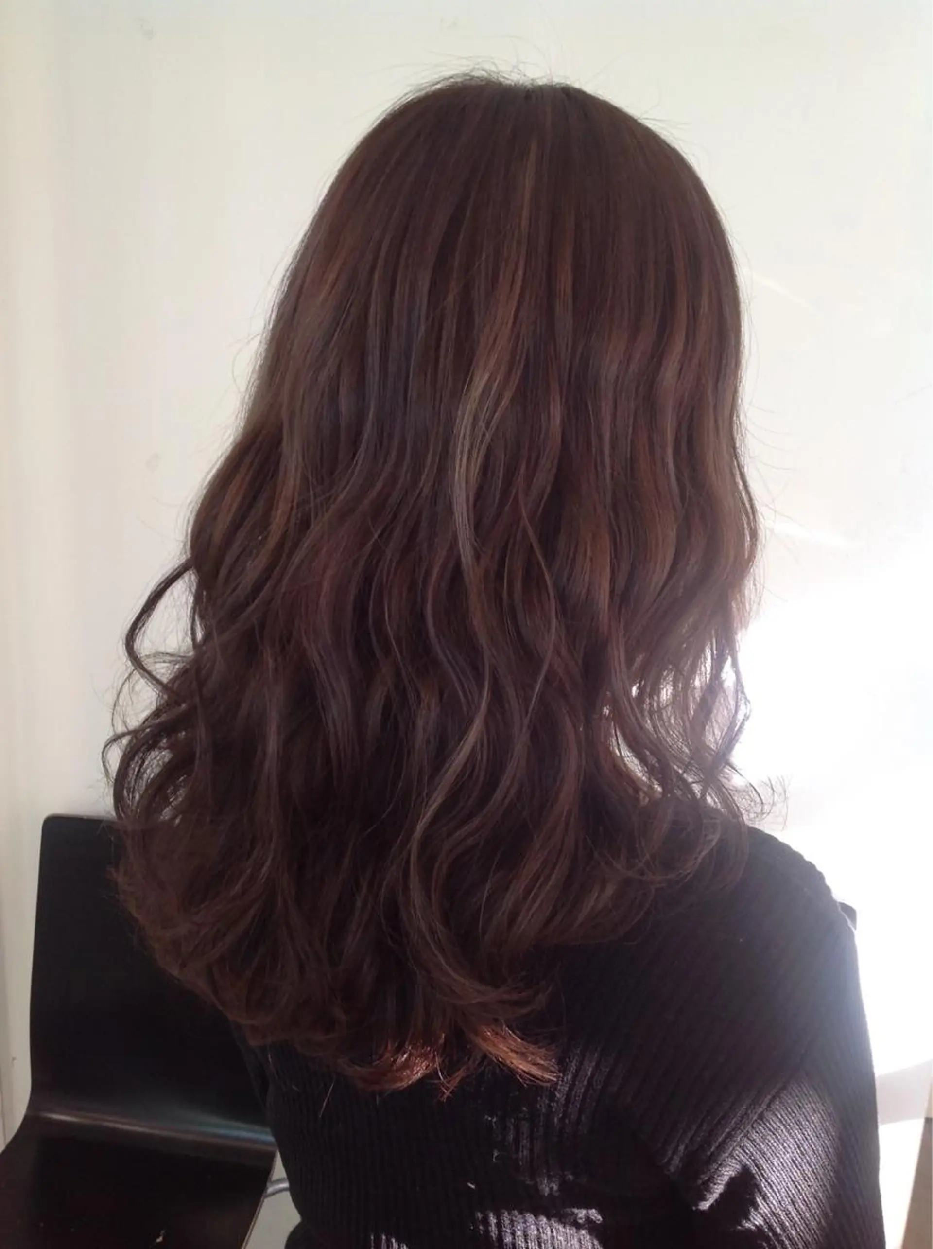 ロング カラー ヘアアレンジ 透明感カラー ハイライトカラー ラベンダーカラー ハイライト 榎園 由美のヘアスタイル