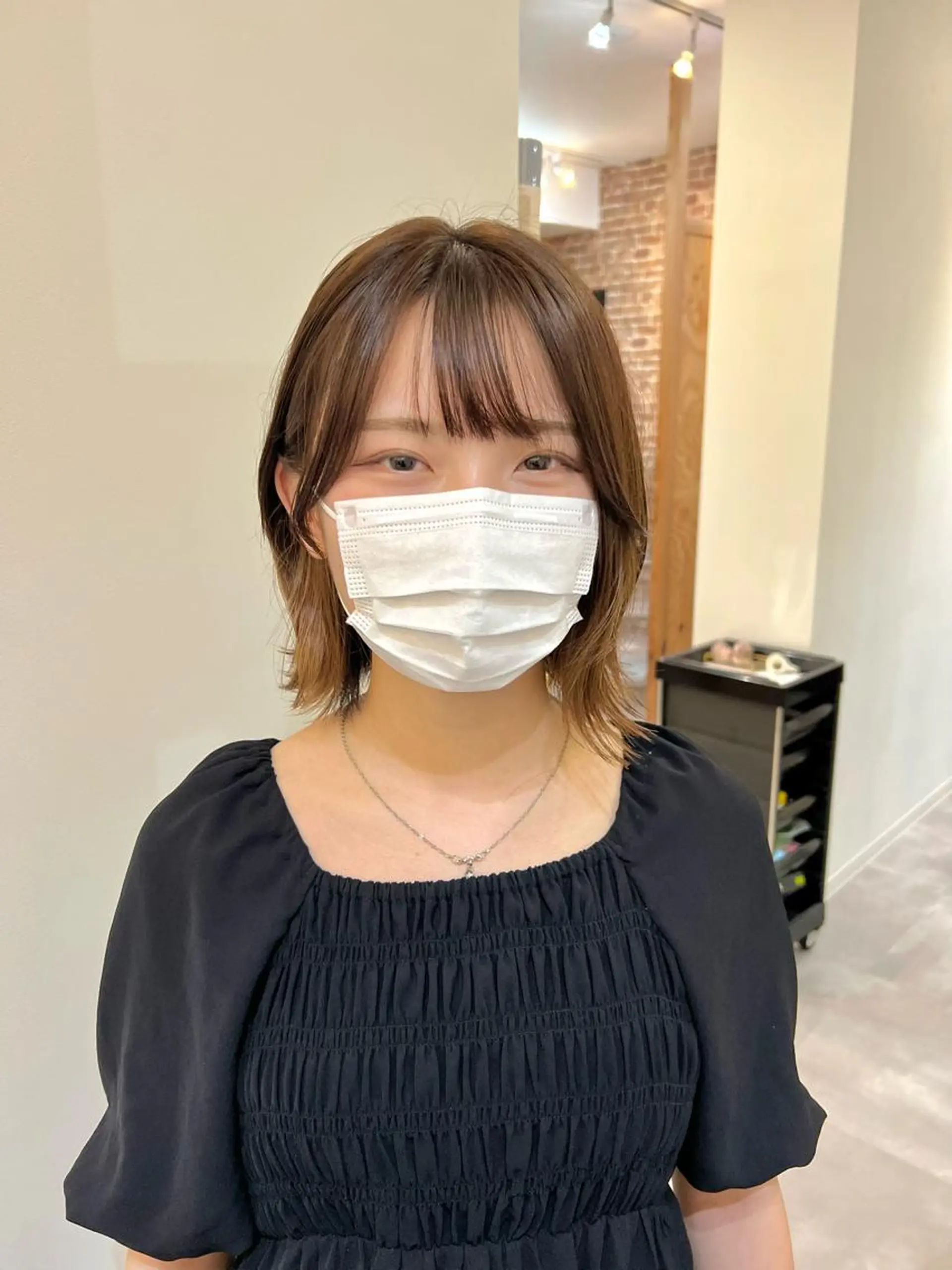 ショート ボブ カット トリートメント しおり/パーマ/ newi町田のヘアスタイル