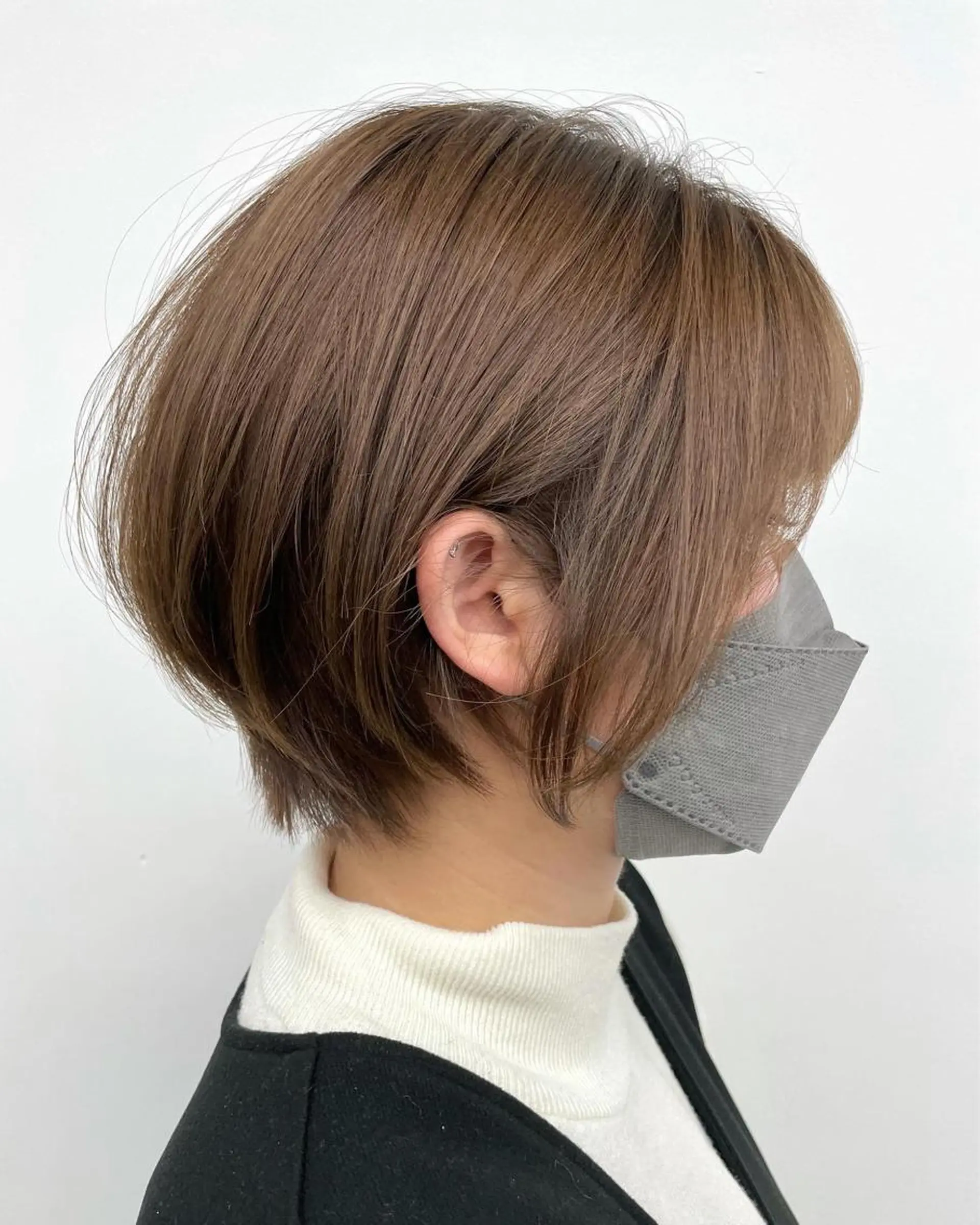 ショート カラー 笠原 健人のヘアスタイル