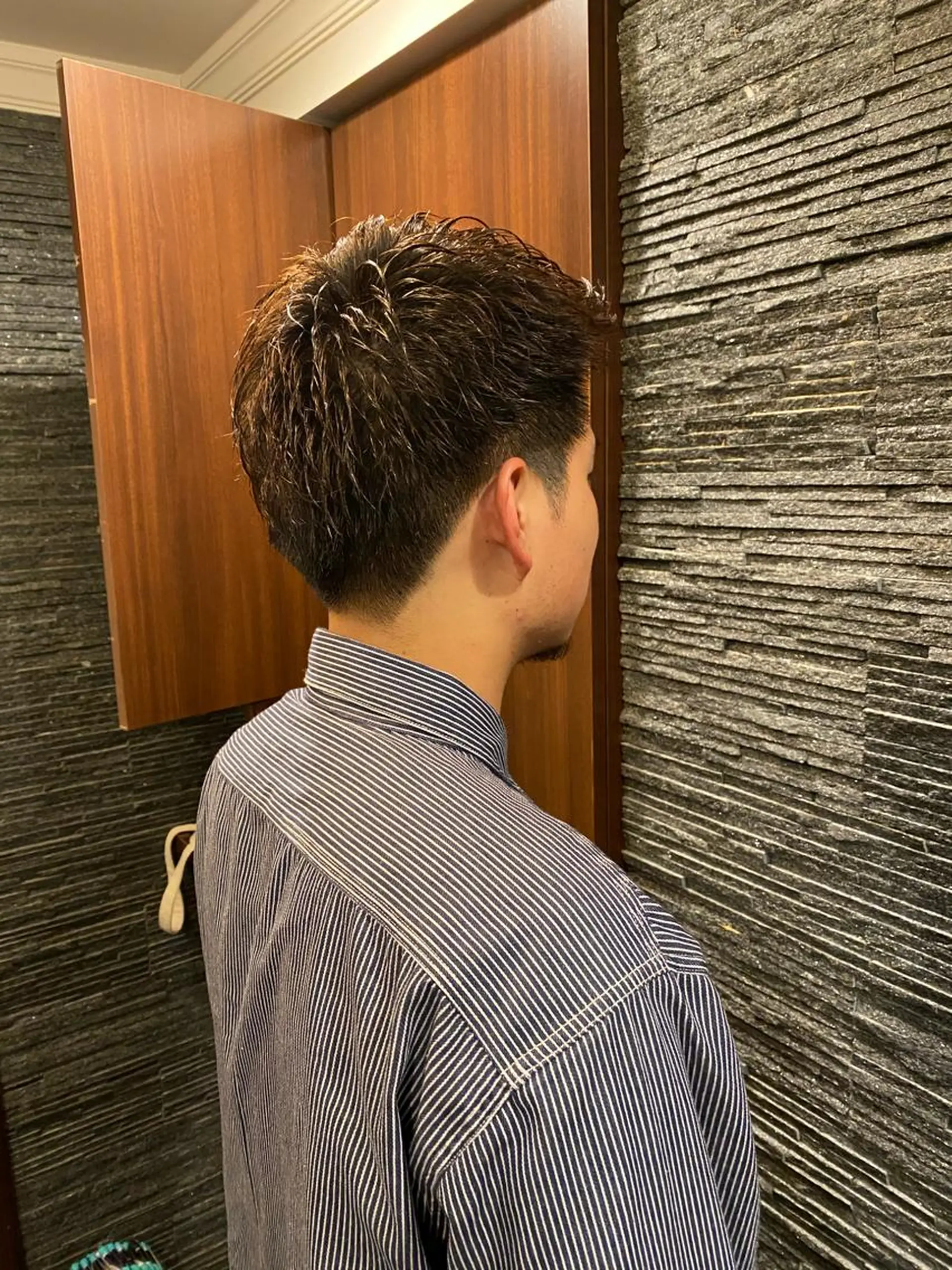 ショート パーマ メンズ 💈ヒロ銀座💈 ✨墓越聖菜✨のヘアスタイル