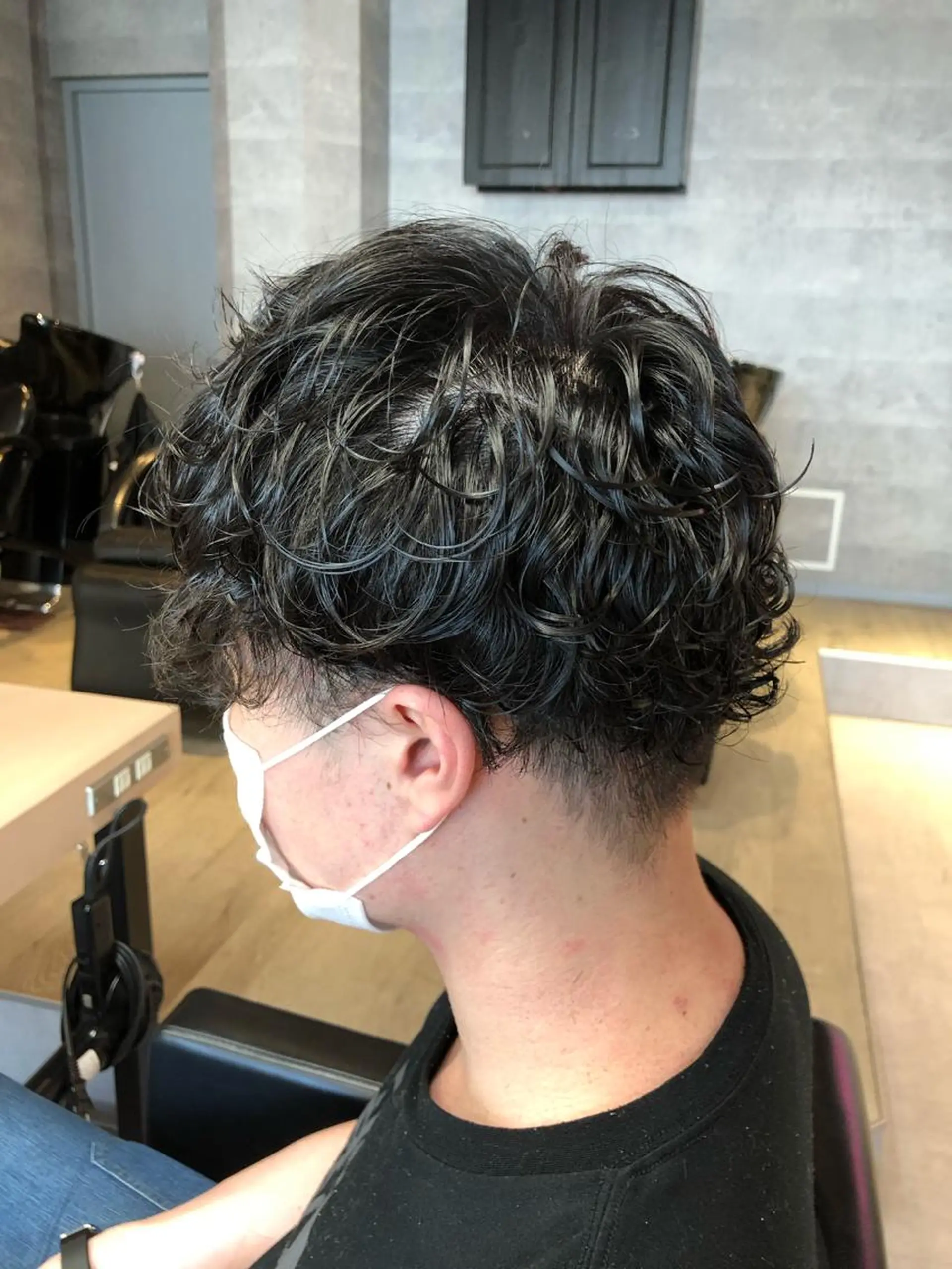 ショート パーマ メンズ カット パーマ トリートメント 🪞個室サロン/韓国 艶髪/keito🪞のヘアスタイル