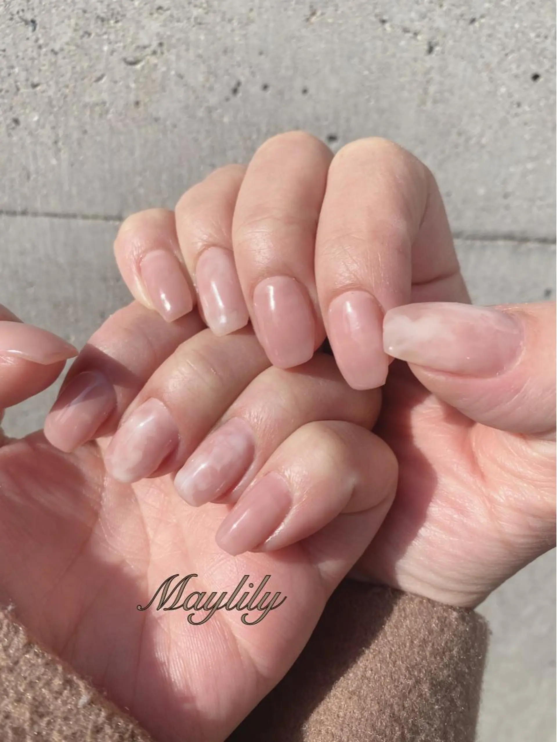 ネイル 持ち込み ハンドネイル Nail care salon Maylily所属・Nail salon Maylilyのネイルデザイン