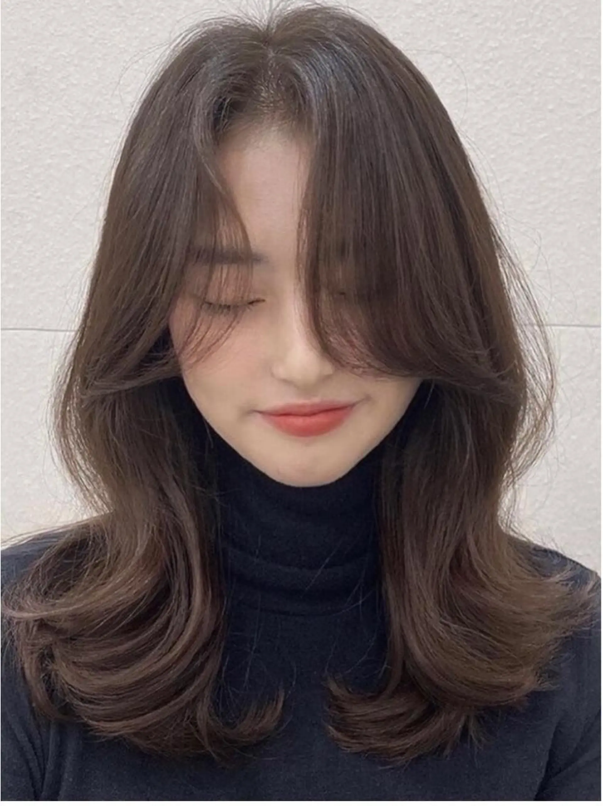 ミディアム レイヤー支持no.1 ☆笠原翔一のヘアスタイル