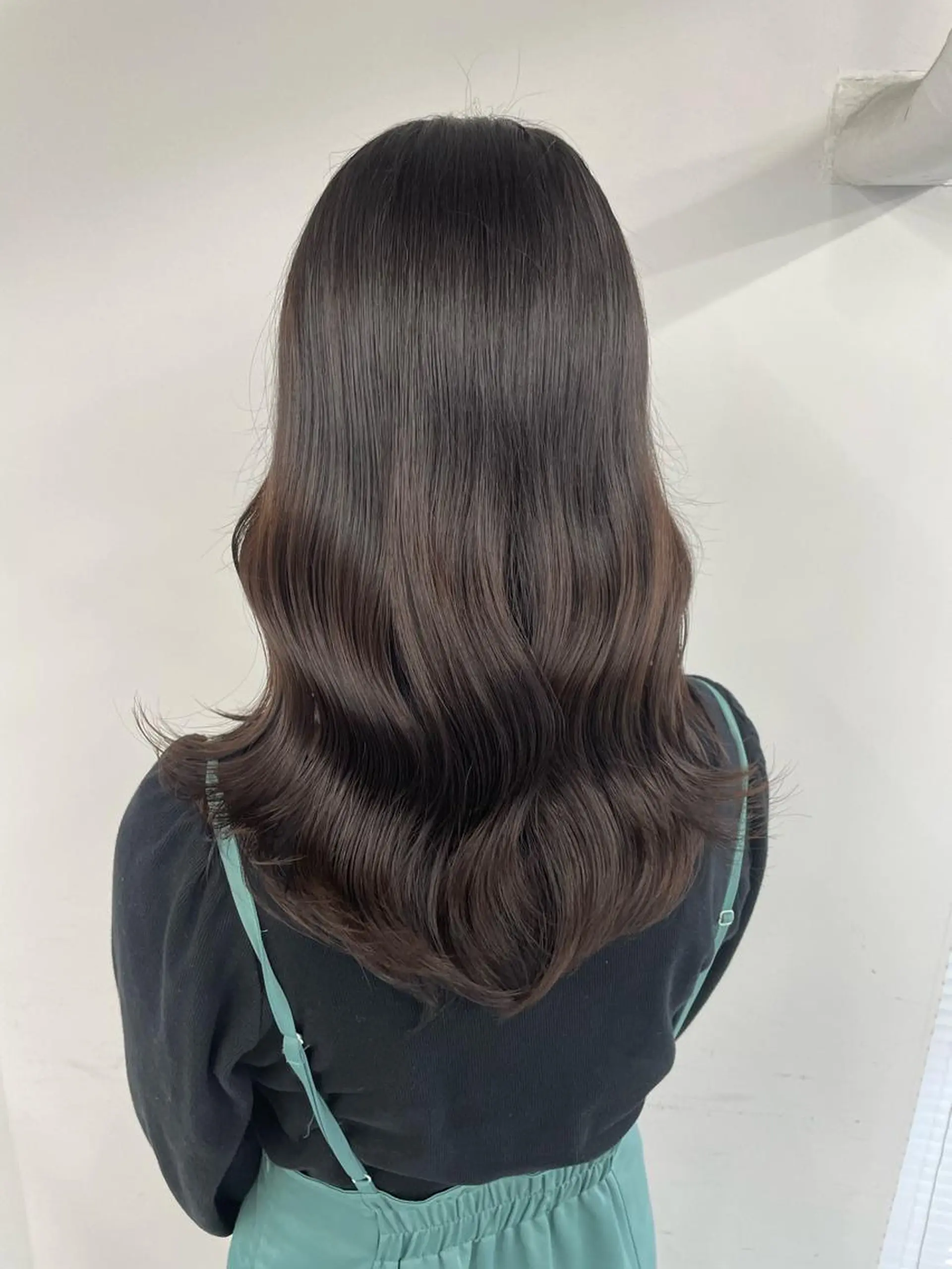 セミロング 韓国風ヘア レイヤーカット ヘアカラー 💗韓国ヘア/透明感 💗若菜あいこのヘアスタイル