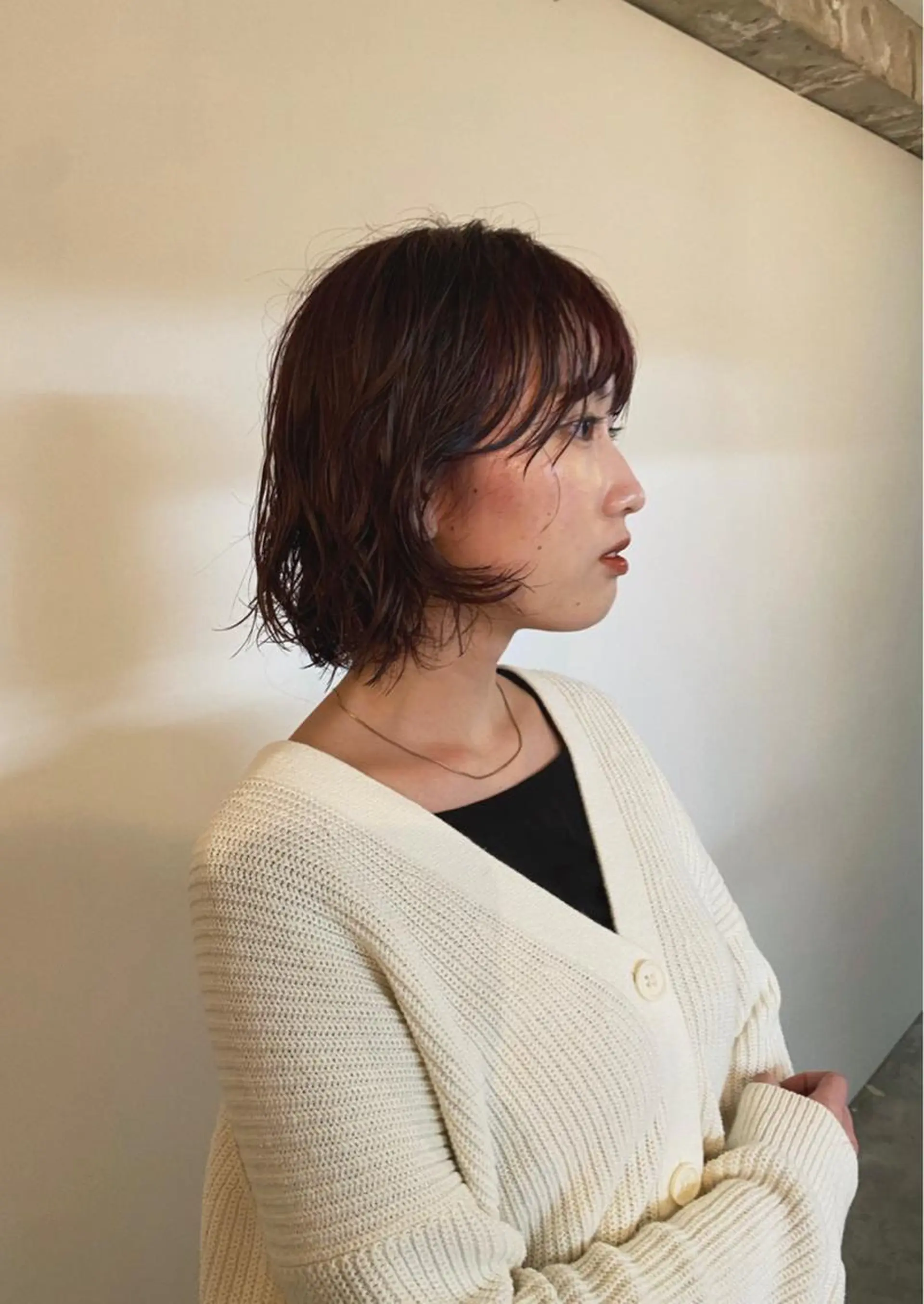 ミディアム カット ヘアカラー パーマ GATTACA所属・KEI gattacaのヘアスタイル