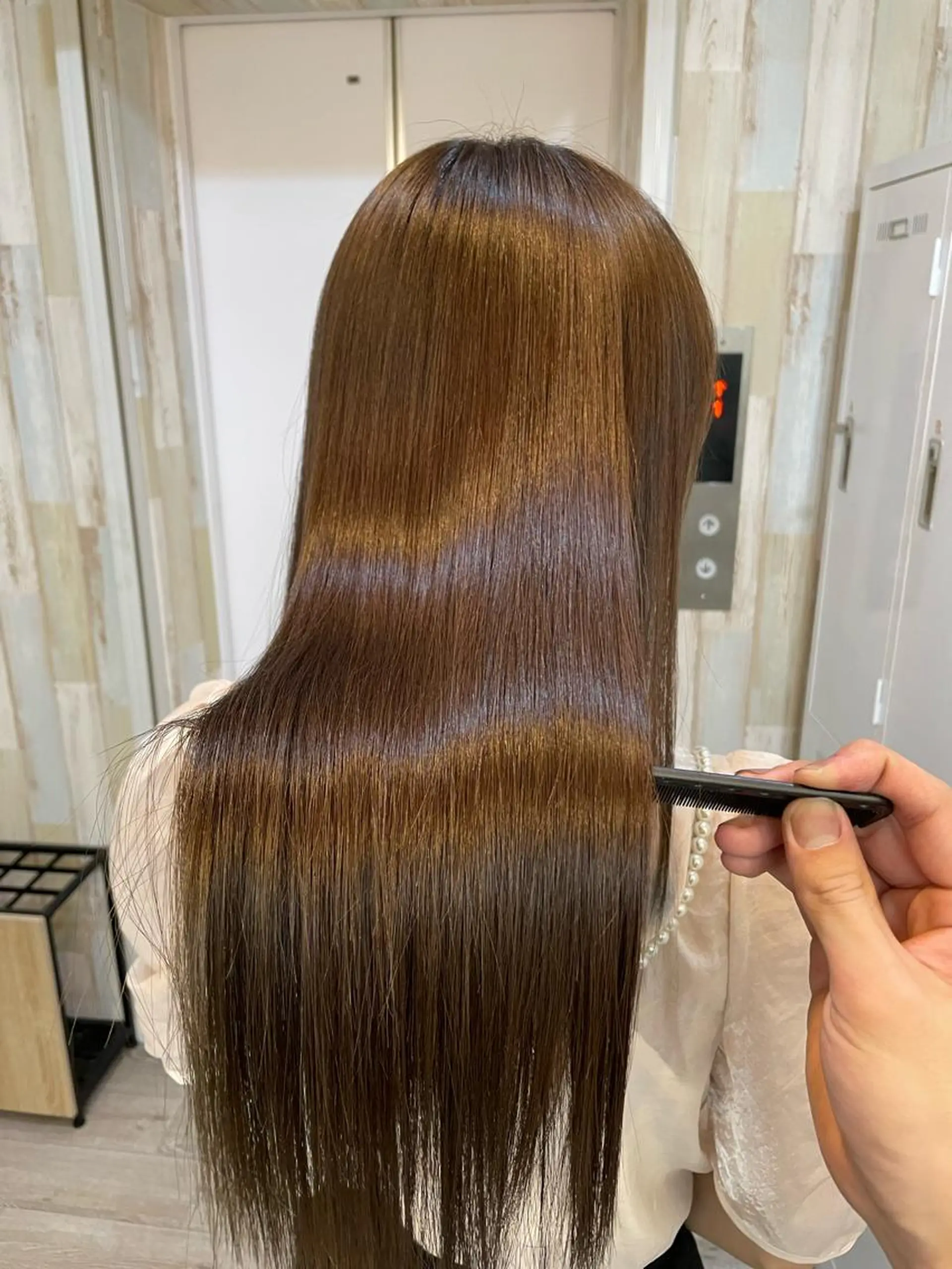 ロング カラー 髪質改善 トリートメント HIKARU副店長/ ✨️髪質改善のヘアスタイル