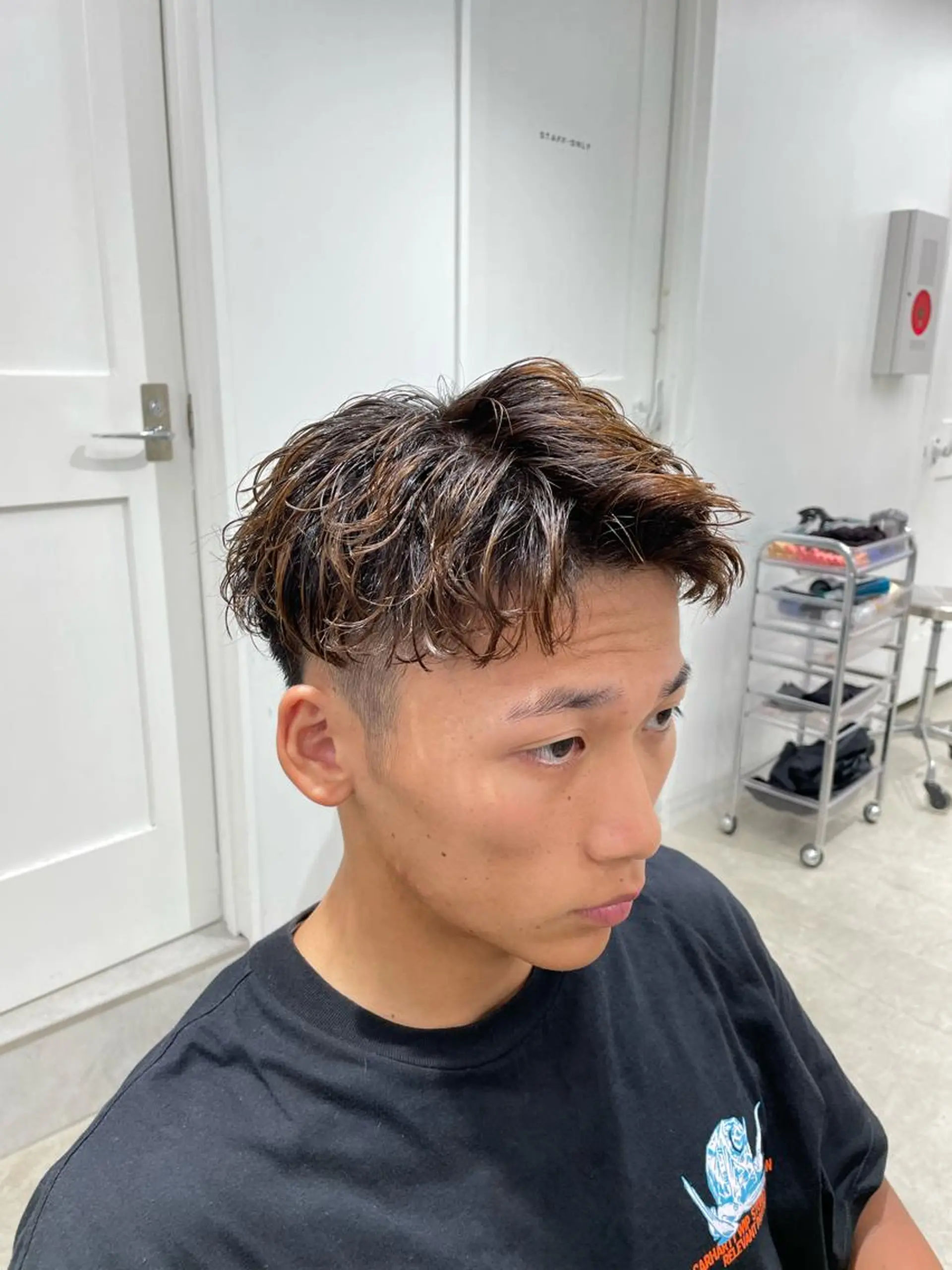 ショート パーマ メンズ メンズパーマ メンズツイストパーマ ツイストパーマ fifth  SAKAE所属・SENTA✨メンズ パーマ✨fifth栄のヘアスタイル