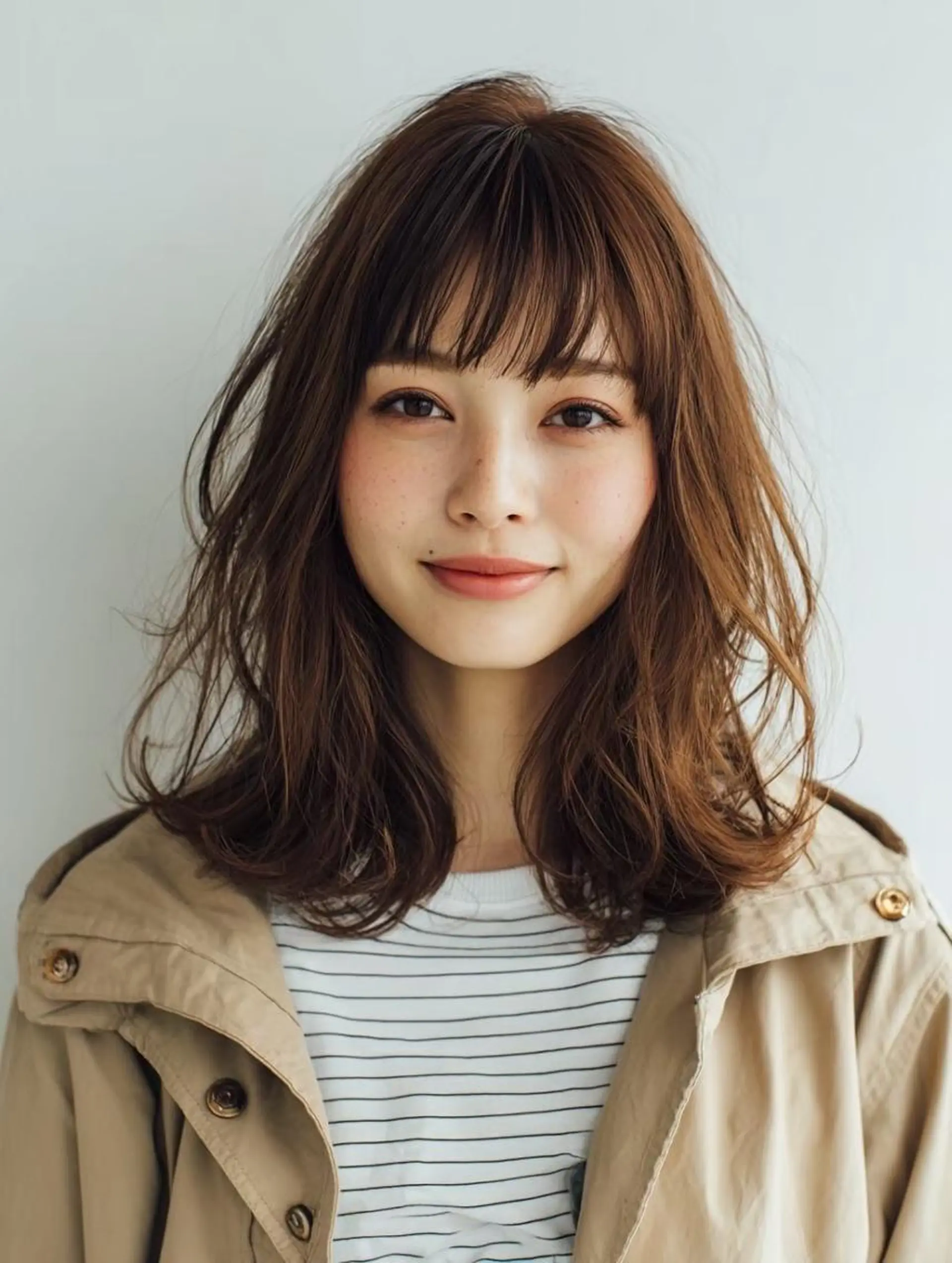 ミディアム カットモデル募集中✨ 津川里緒✨️のヘアスタイル