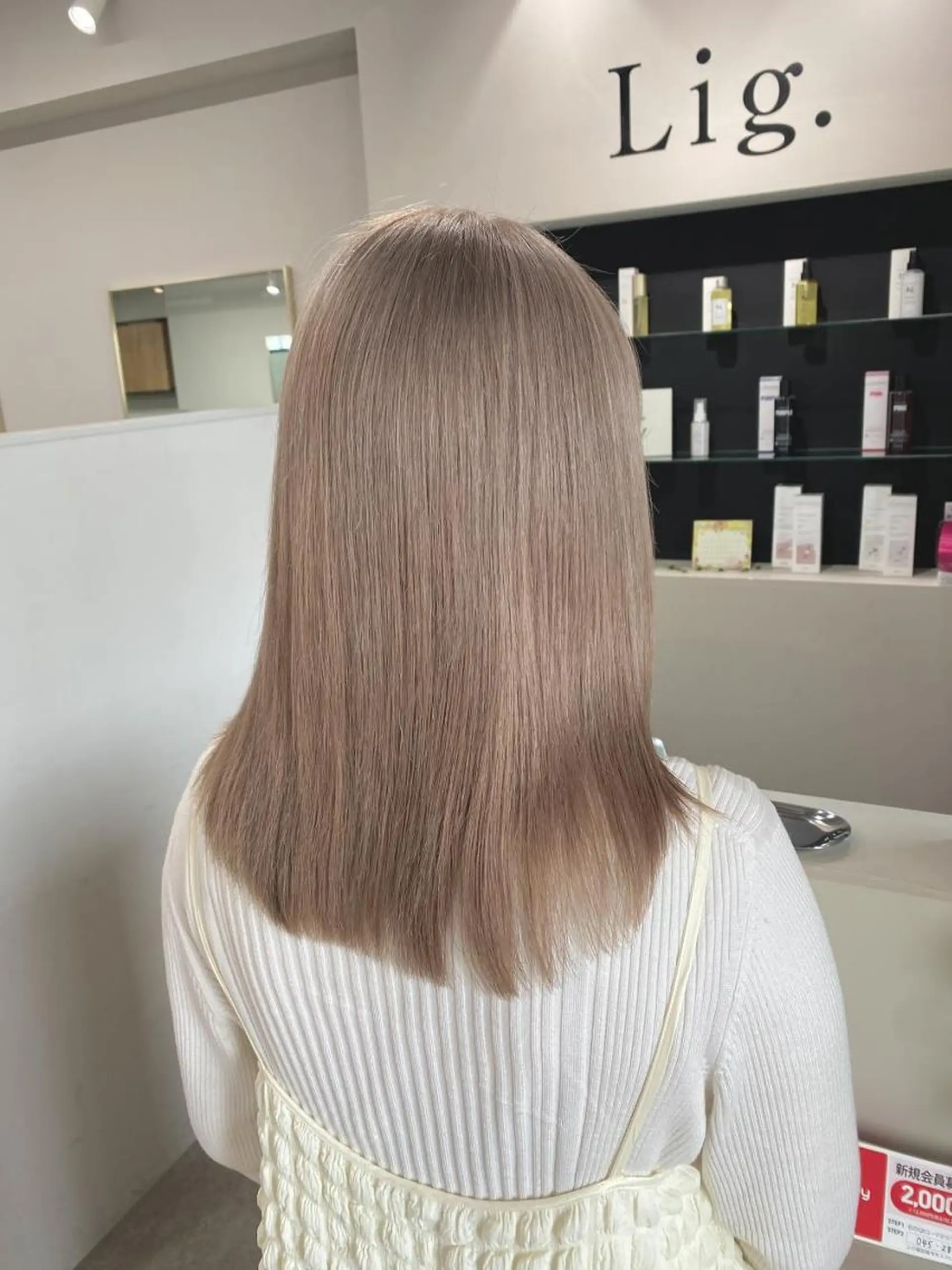 セミロング カラー 🫧【公式】 Lig.横浜🫧のヘアスタイル