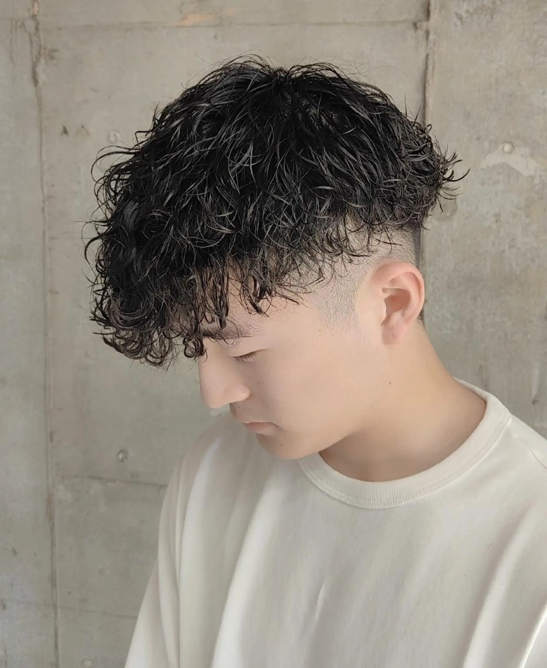 メンズ パーマ メンズパーマ ツーブロック 波巻きパーマ カット ヘッドスパ 【メンズ専門】 田口雄也のヘアスタイル