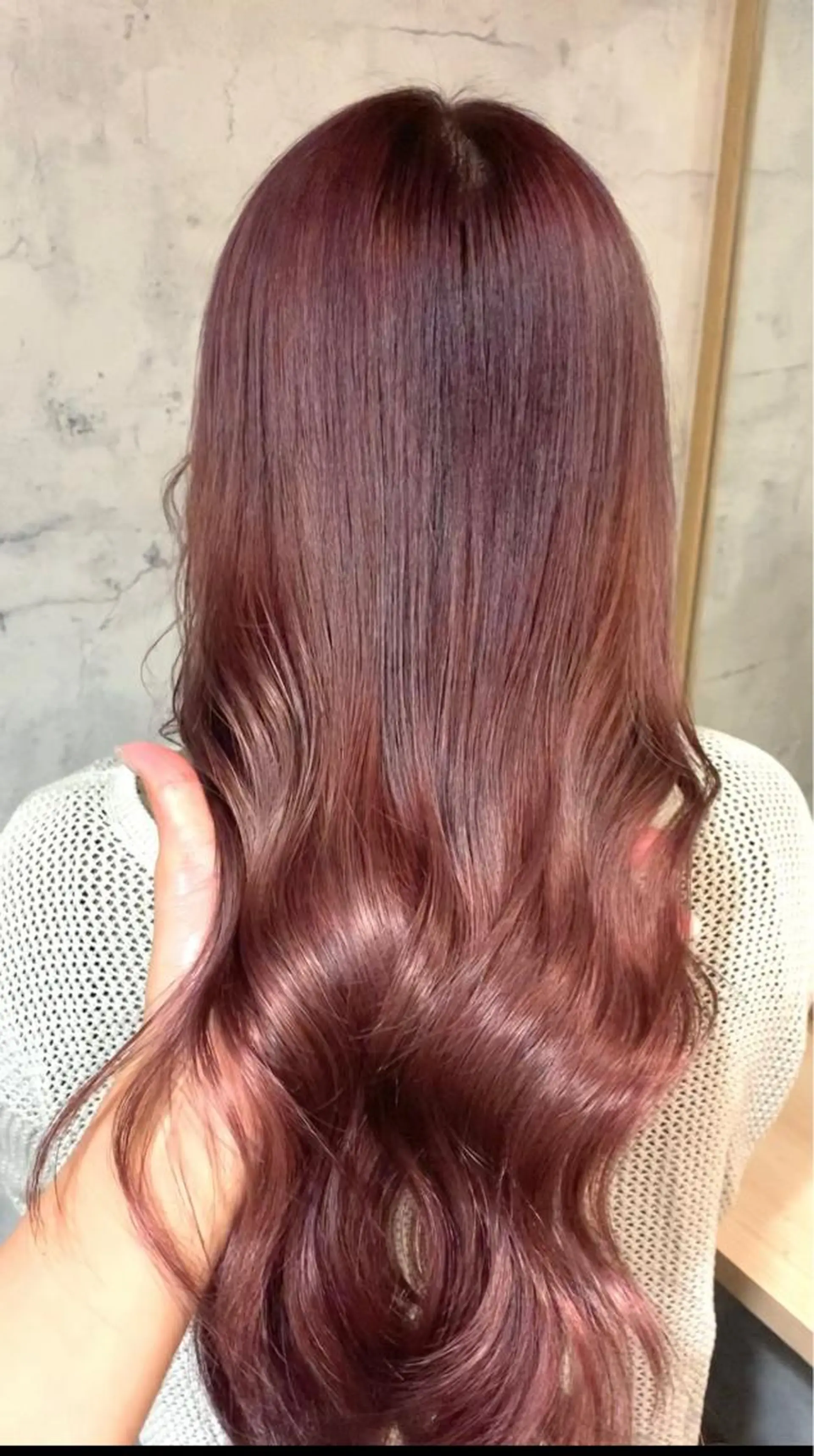 ロング カラー ブラウンカラー ピンクカラー ピンクブラウン 🎀髪質改善・艶髪カ ラー🎀YUMEKAのヘアスタイル