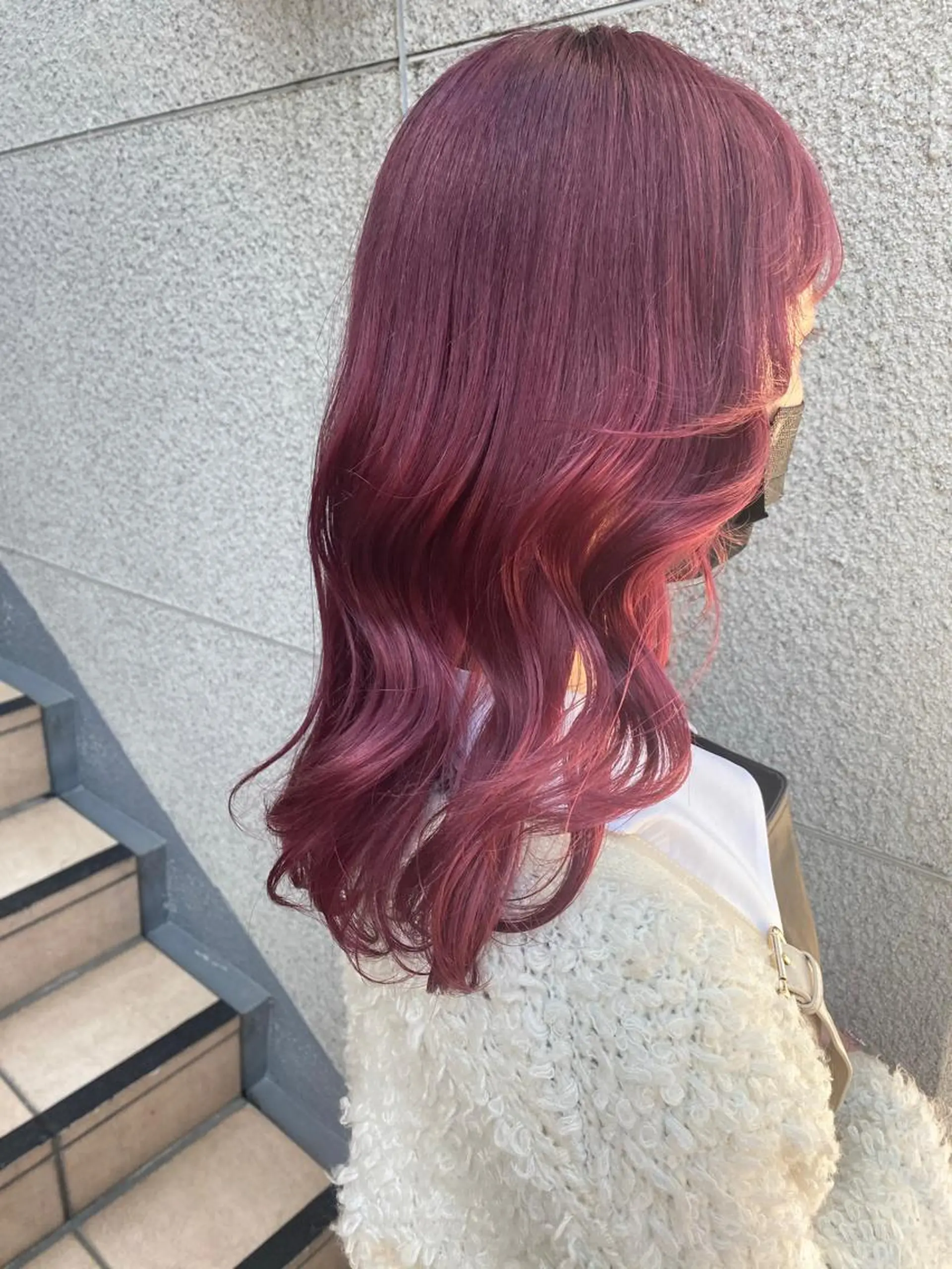 ミディアム カラー 💗💗韓国レイヤー yu-ki💗💗のヘアスタイル