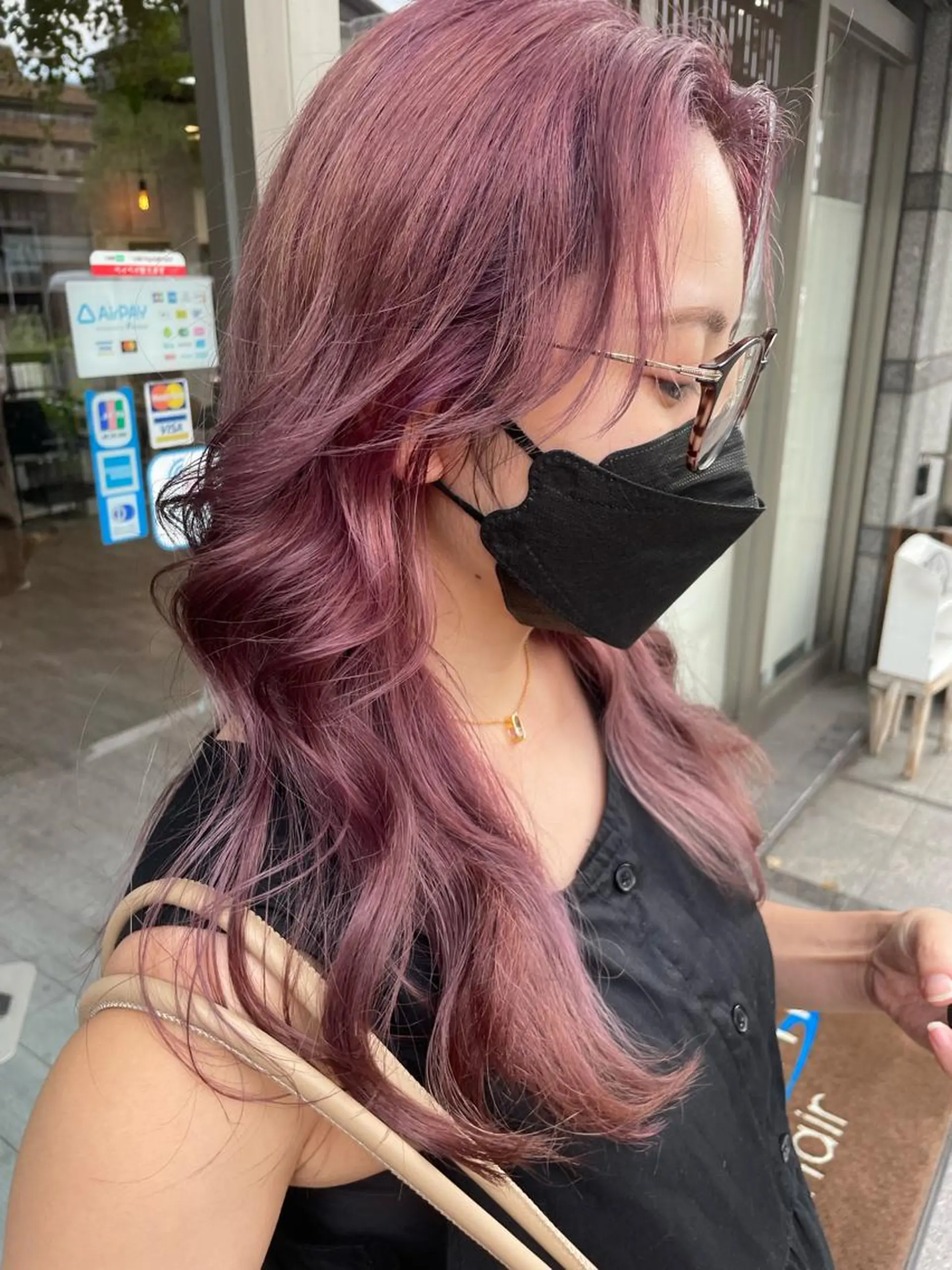 セミロング カラー 高橋 みく/ minim 暖色のヘアスタイル