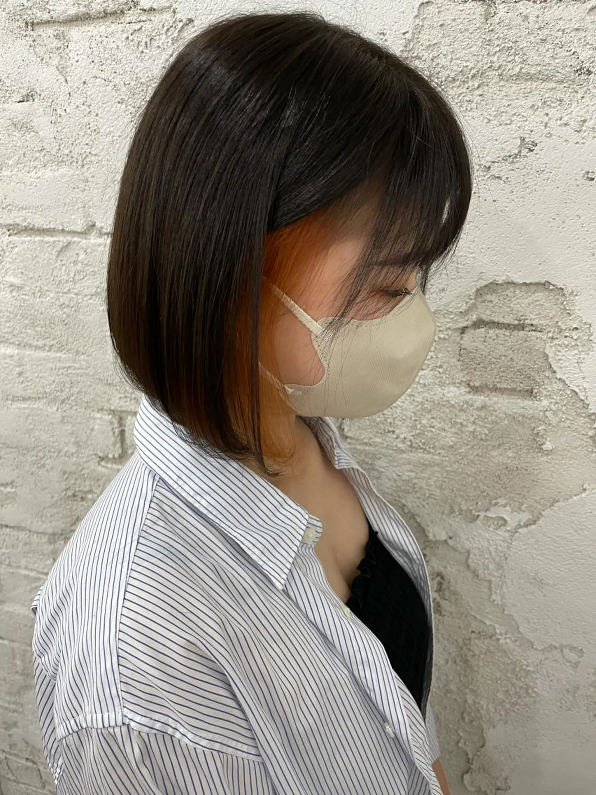 ミディアム カラー 🎀モテ髪ミルクティ ー🎀yasunaのヘアスタイル