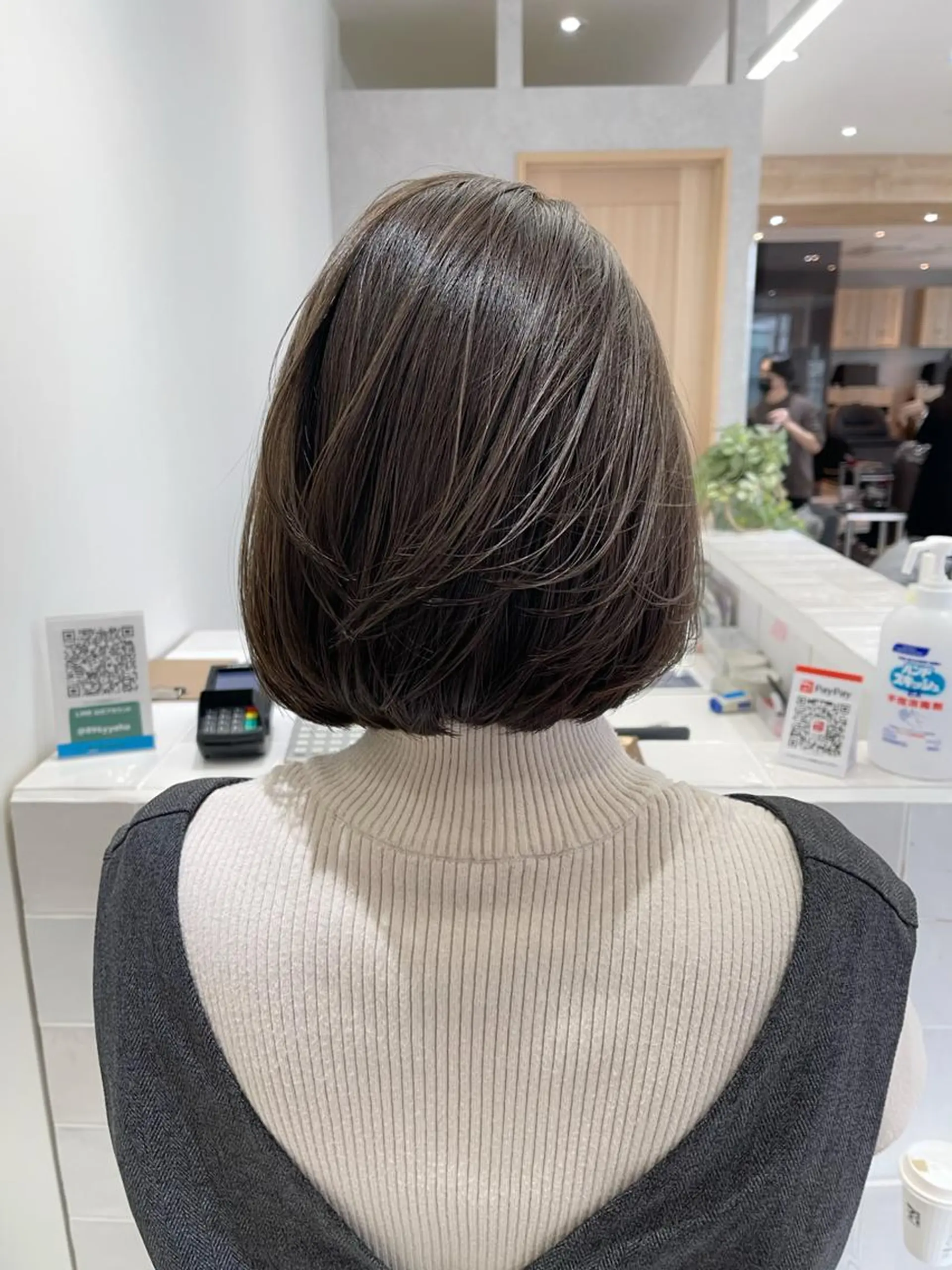 ショート カラー カット ヘアカラー トリートメント 【ボブ/透明感カラー 】🎀上村美緒🎀のヘアスタイル