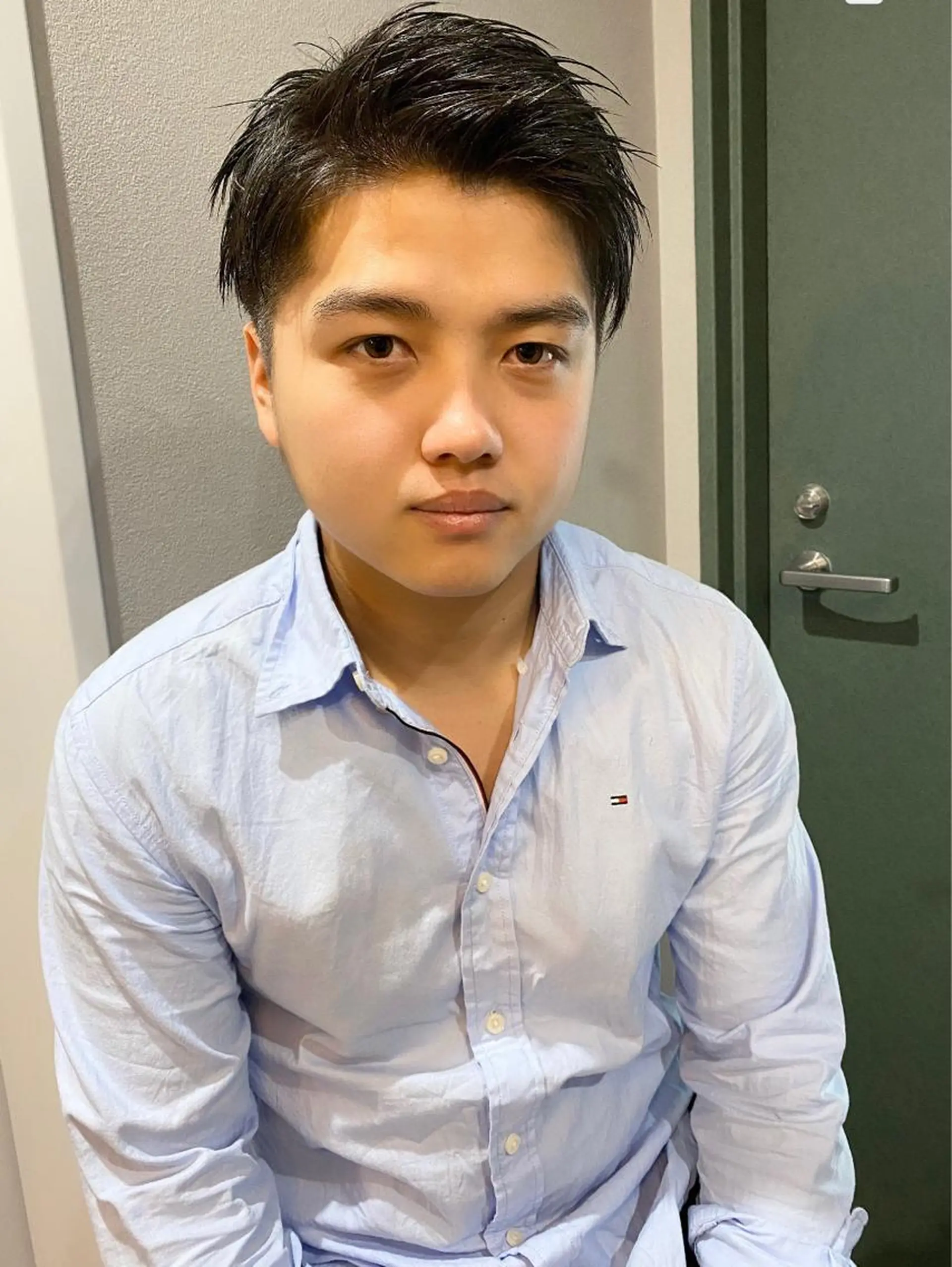 ショート メンズ アップバング ショートヘア 🫧似合わせヘア/ 副店長＊千葉のヘアスタイル