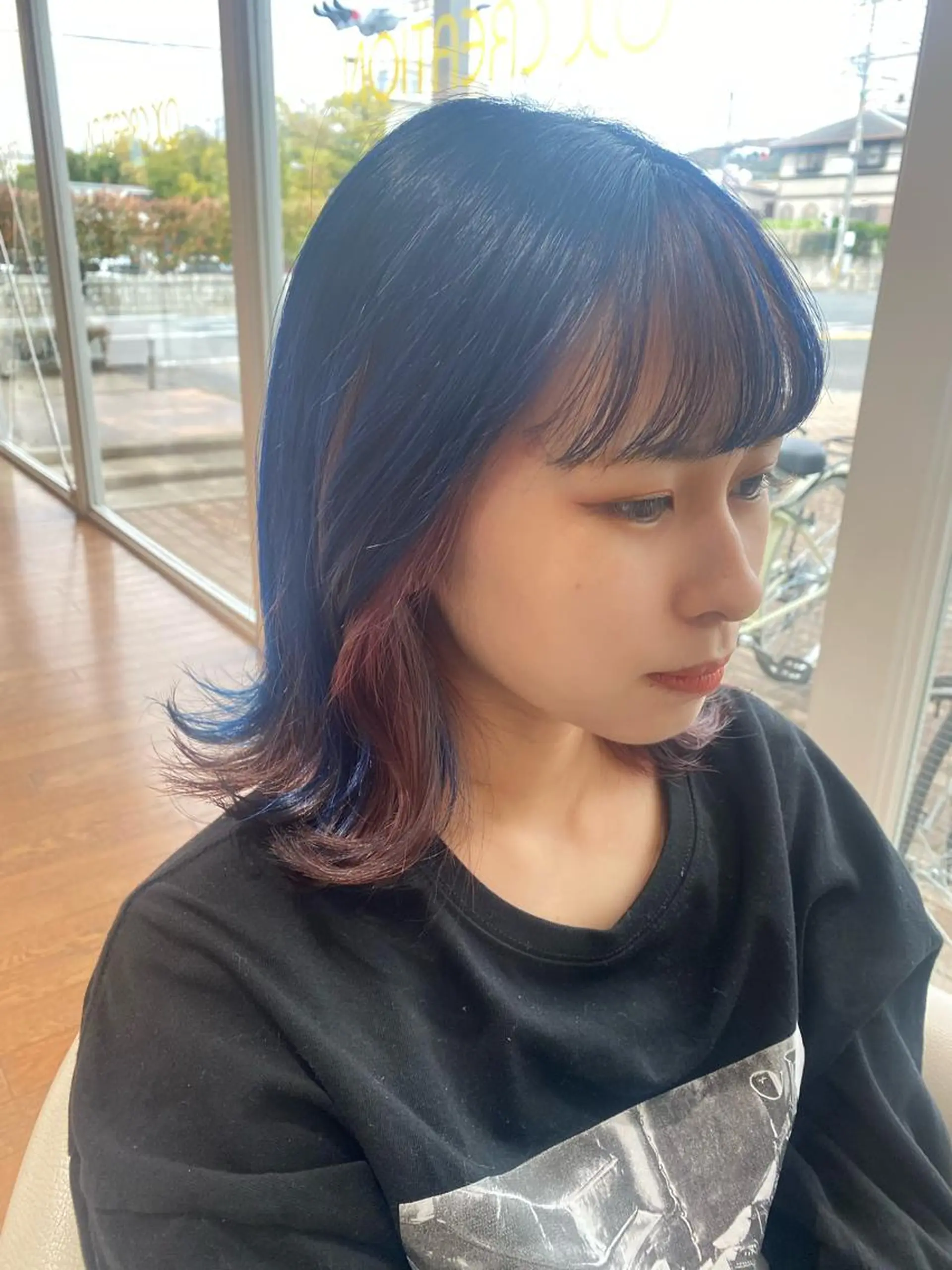 ミディアム カラー Canon/ インナーカラー/四条のヘアスタイル