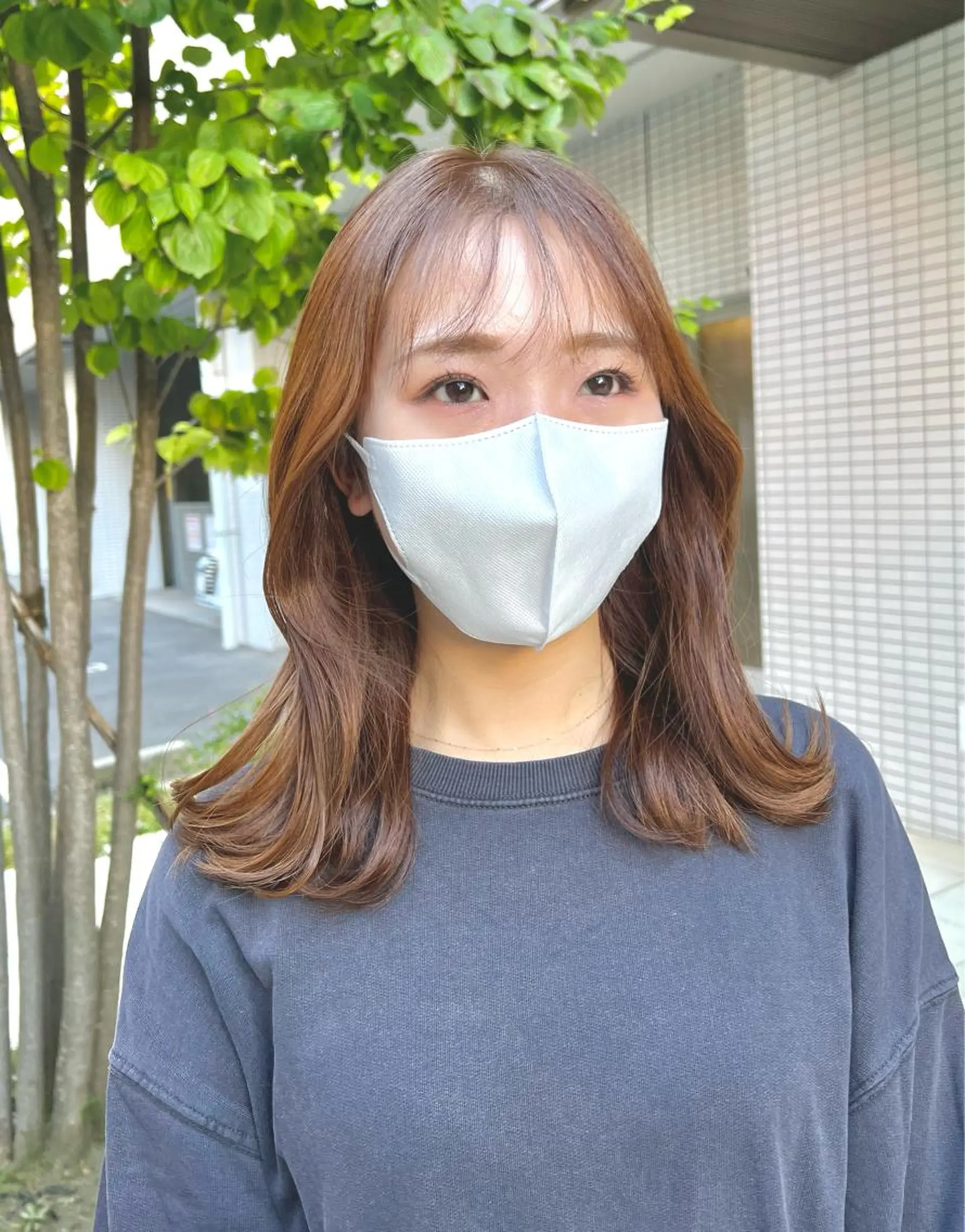 ミディアム カラー ベージュカラー ブリーチ ミルクティーベージュ ブリーチなしカラー 💎透明感カラー特化 💎TAISEIのヘアスタイル