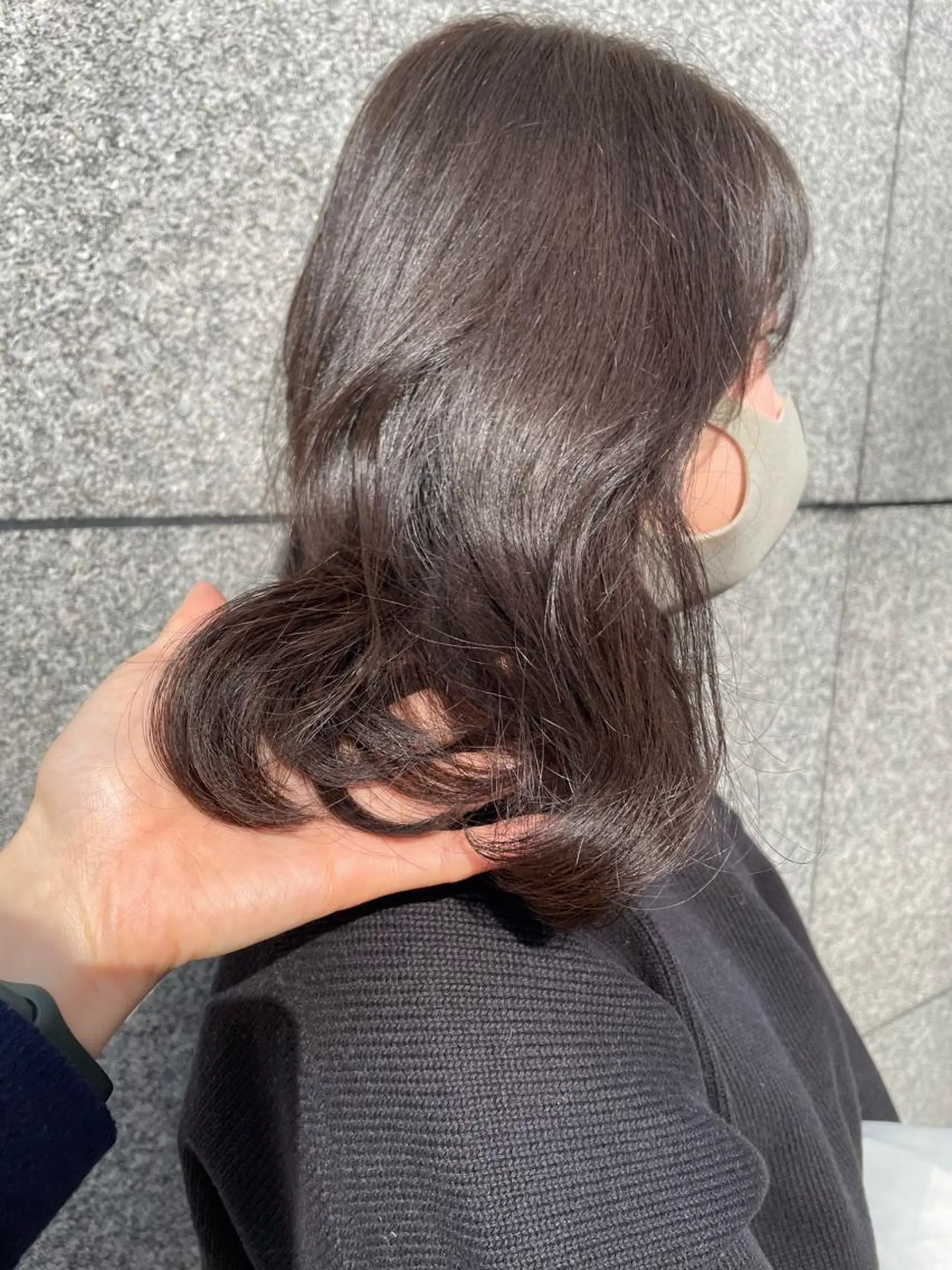 ミディアム カラー ヘアカラー トリートメント ROCAReTA  FOR HAIR 河原町三条店所属・あべ ゆうかのヘアスタイル