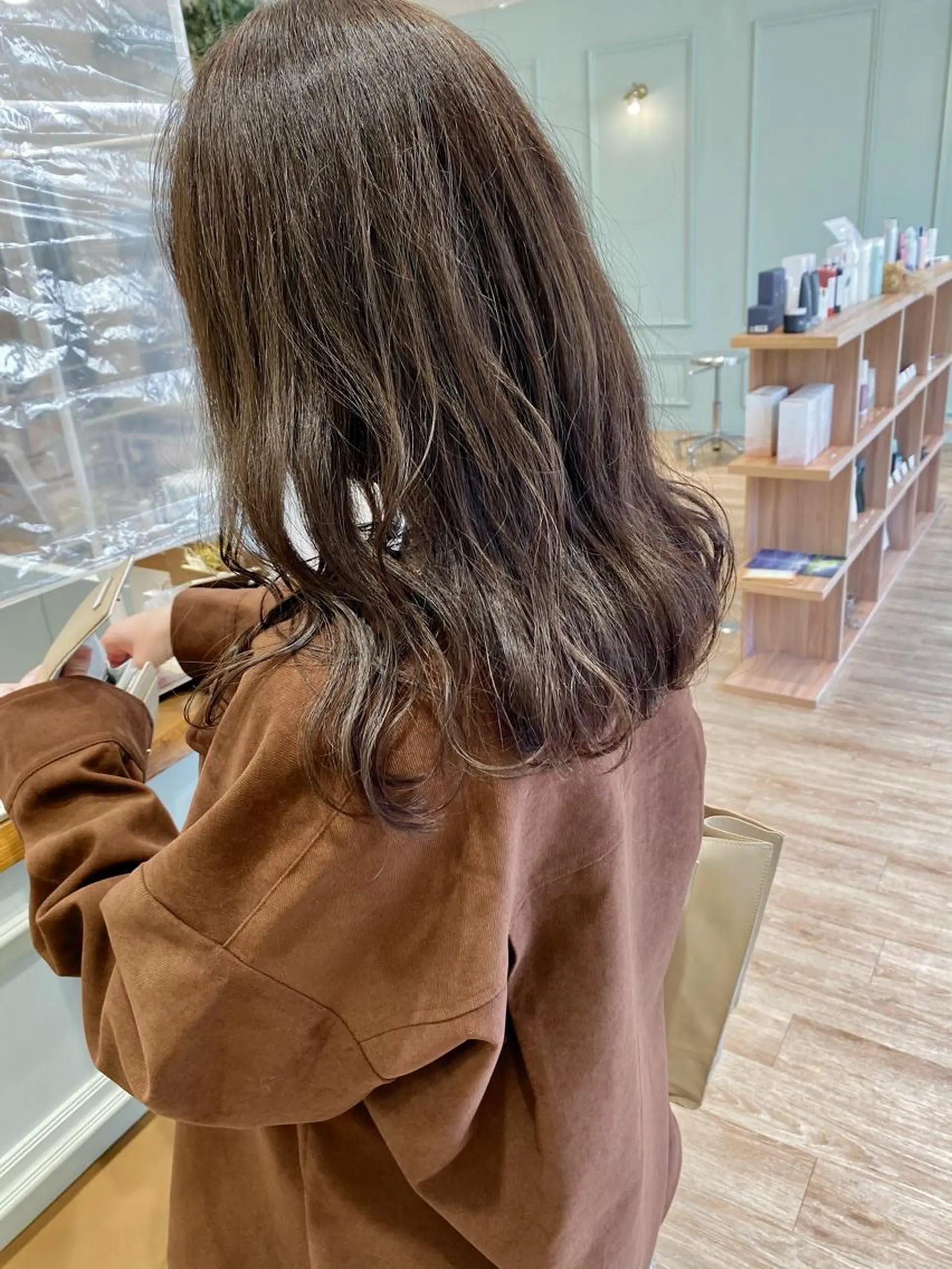 ロング カラー ブリーチ ブラウンカラー 透明感カラー グレージュ ブリーチなしカラー カット ヘアカラー ayaka #パーマ#アレンジのヘアスタイル