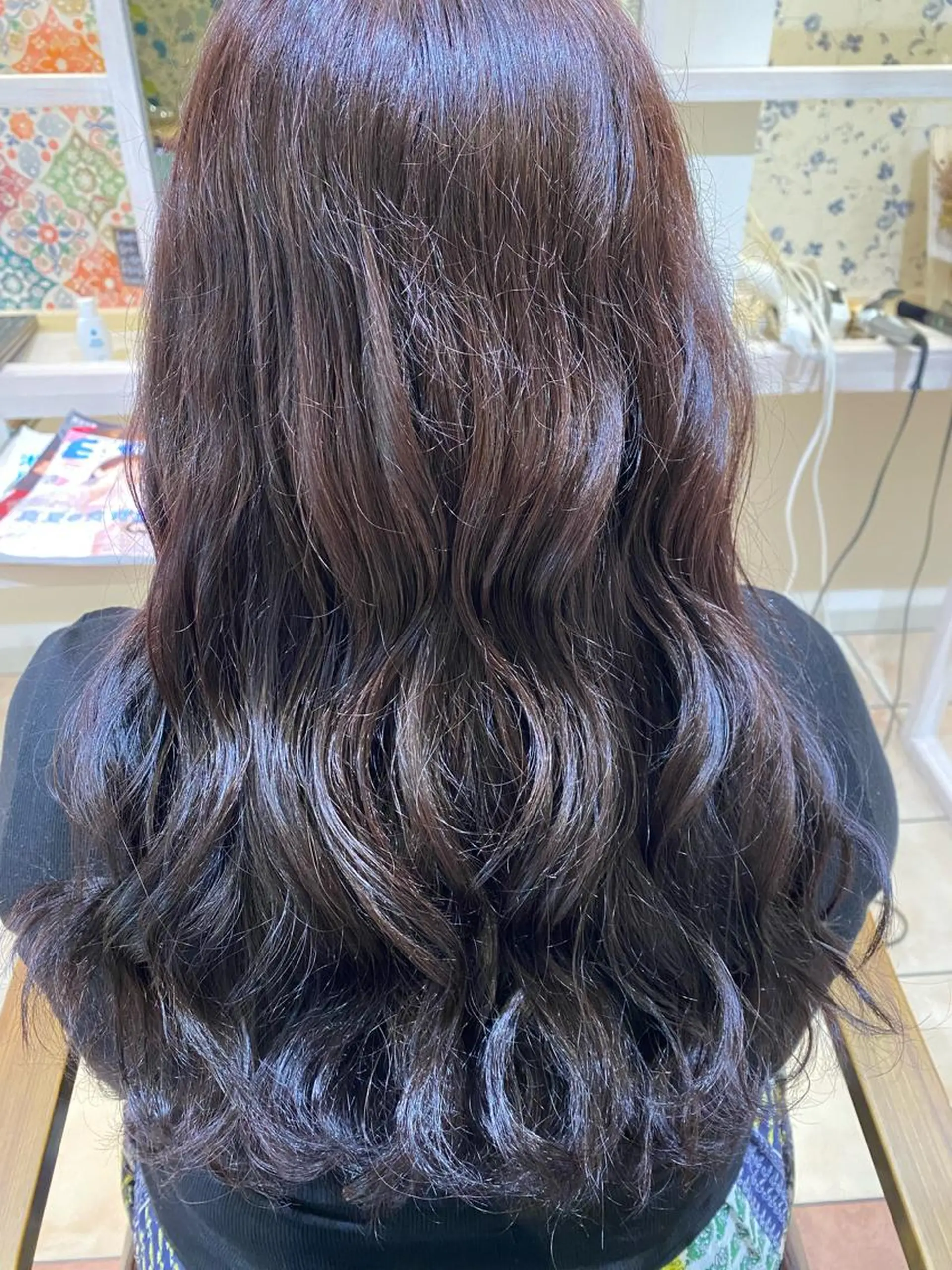 ロング カラー カット ヘアカラー トリートメント 斎藤 彩香のヘアスタイル