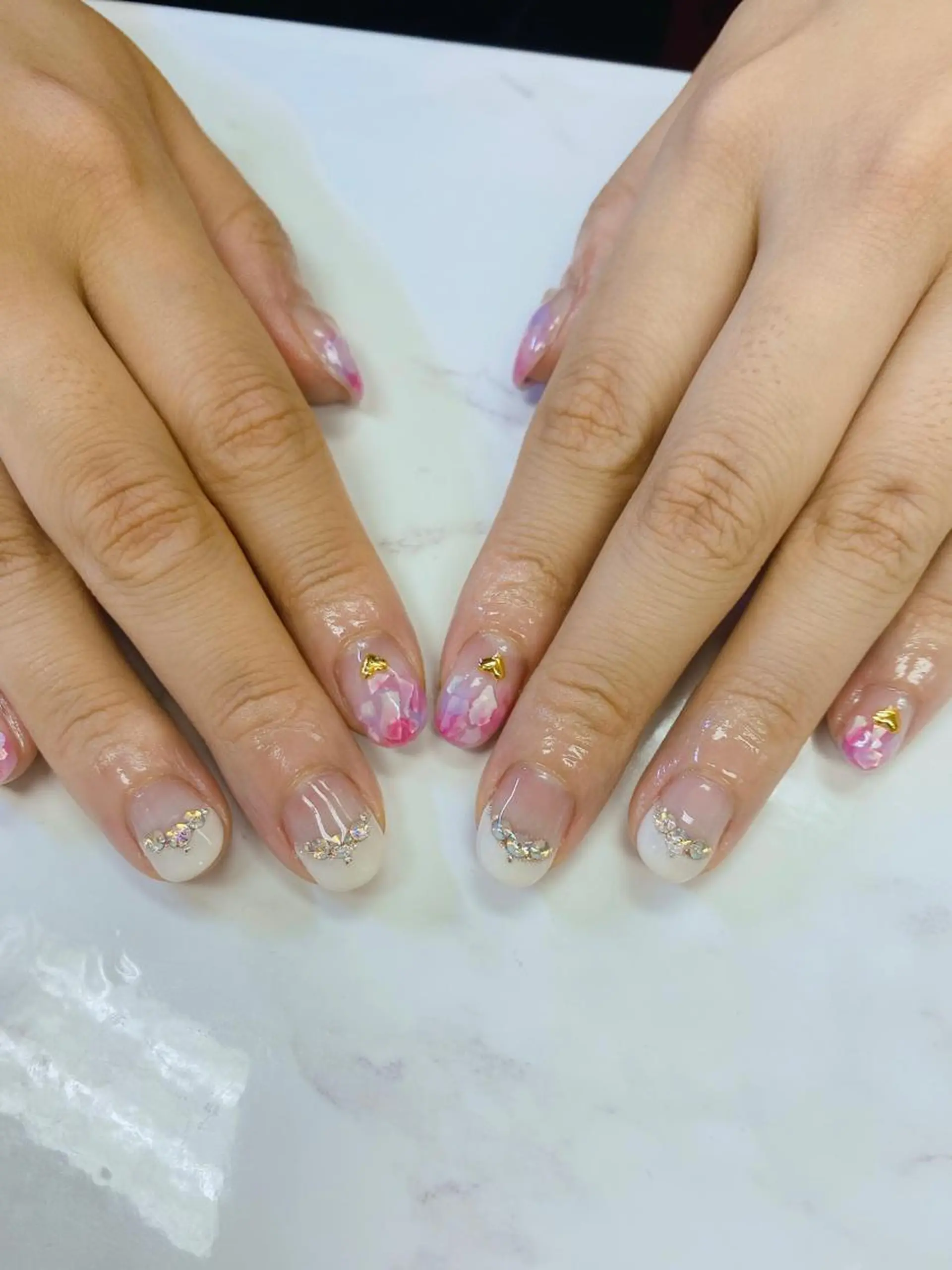 ショート ハンドネイル JNA認定講師🌸 RIEのネイルデザイン