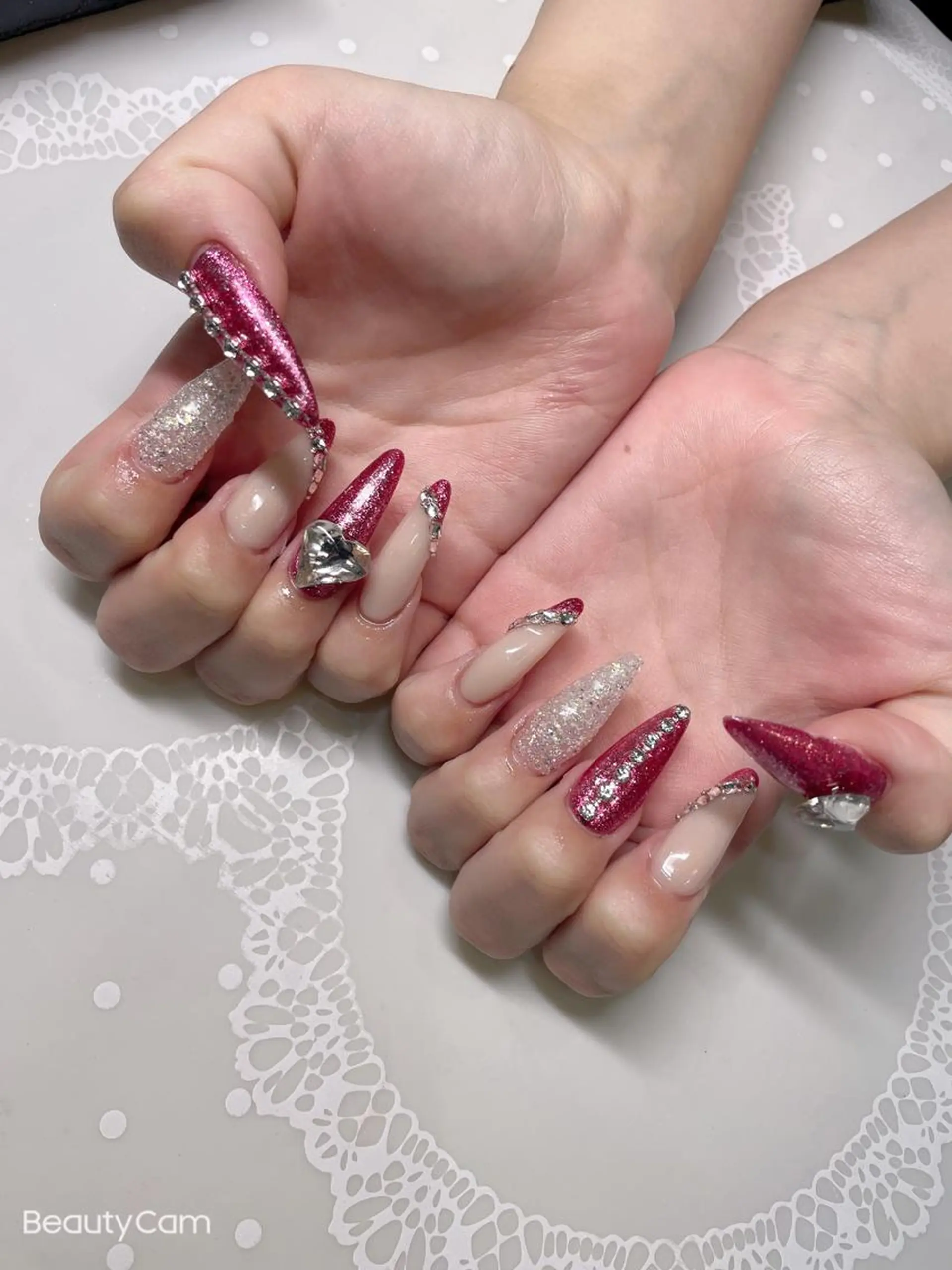 セミロング ネイル ハンドネイル 《LB》ラブリエ Nail&eyeのマツエク・マツパデザイン