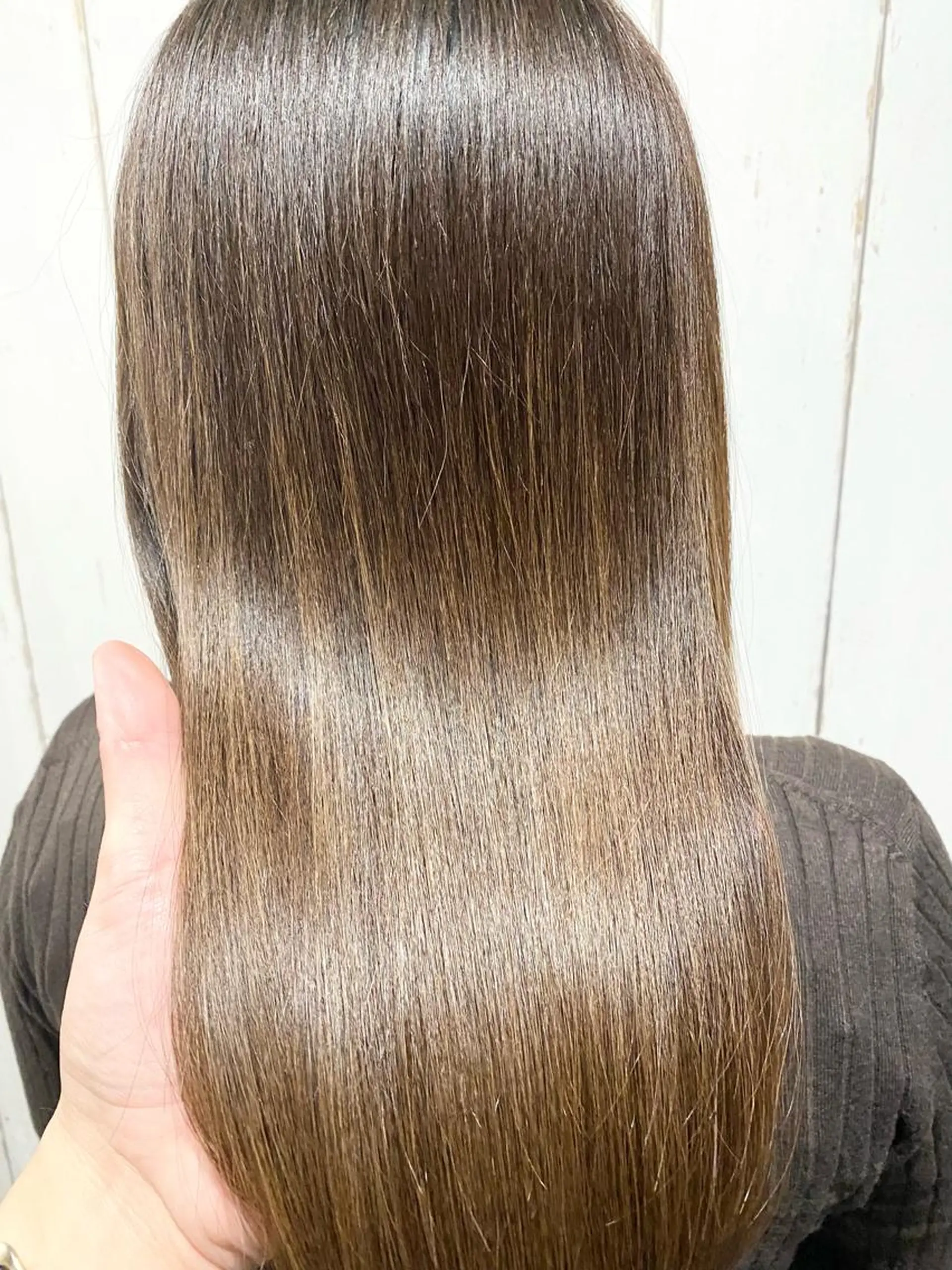 セミロング カラー パーマ ヘアアレンジ アッシュ バレイヤージュ ベージュカラー ブリーチ 透明感カラー RecheRche【池袋】所属・👑指名率No.1 👑坂口飛翔のヘアスタイル