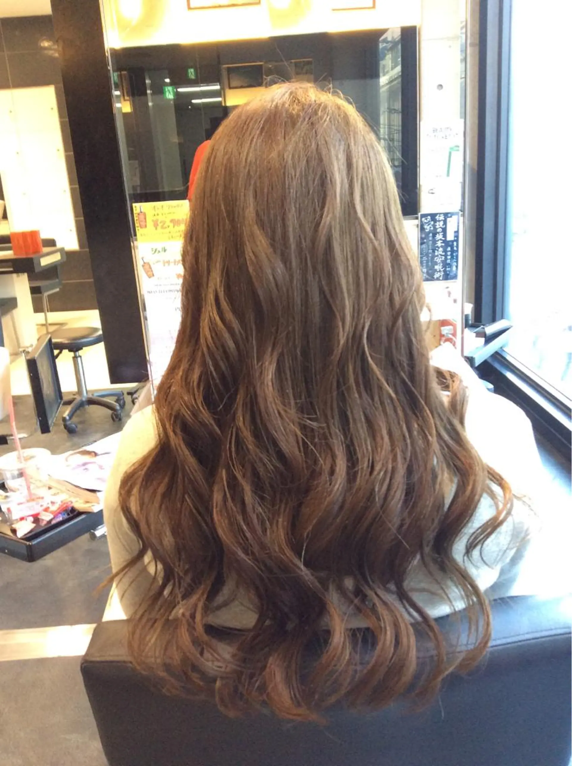 ロング カラー カット ヘアカラー トリートメント ボブスタイル/ 透明感カラー/八幡のヘアスタイル