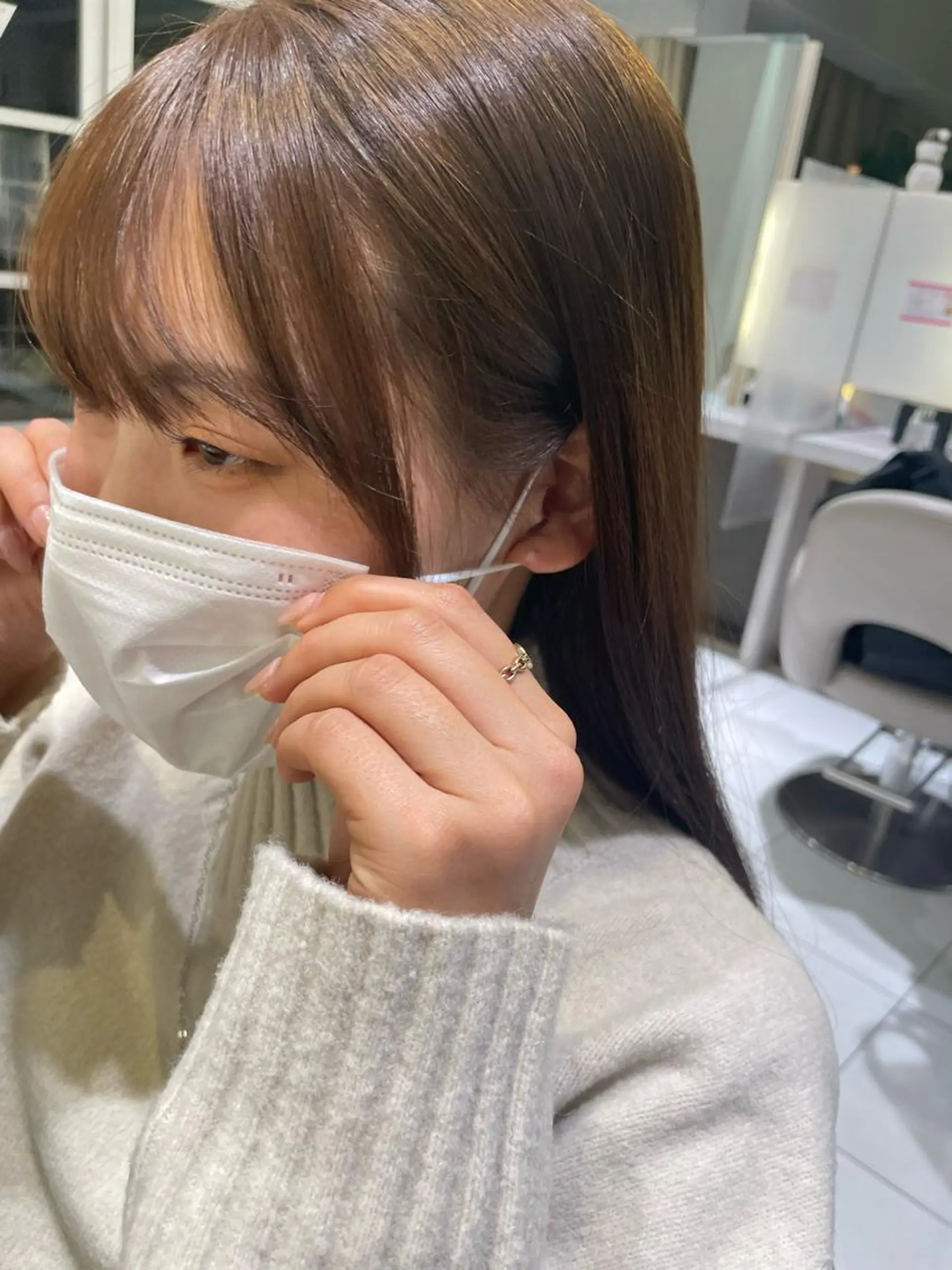 ロング カラー トリートメント kraemer福岡所属・Lisa/髪質改善 /ブリーチカラーのヘアスタイル