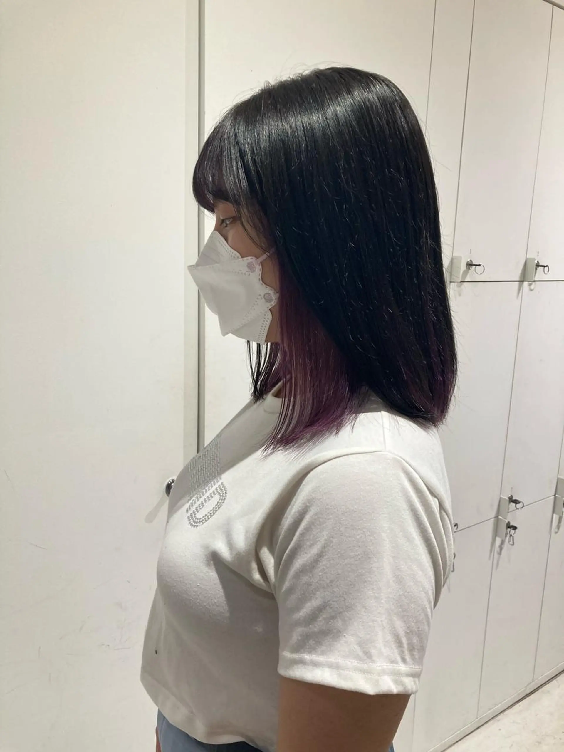 ミディアム カラー ヘアカラー 透明感カラー🫧 nanohaのヘアスタイル