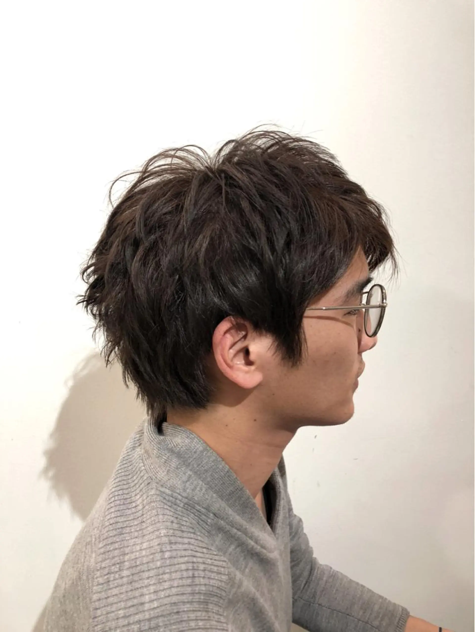 ショート カラー 圓井 恭平のヘアスタイル