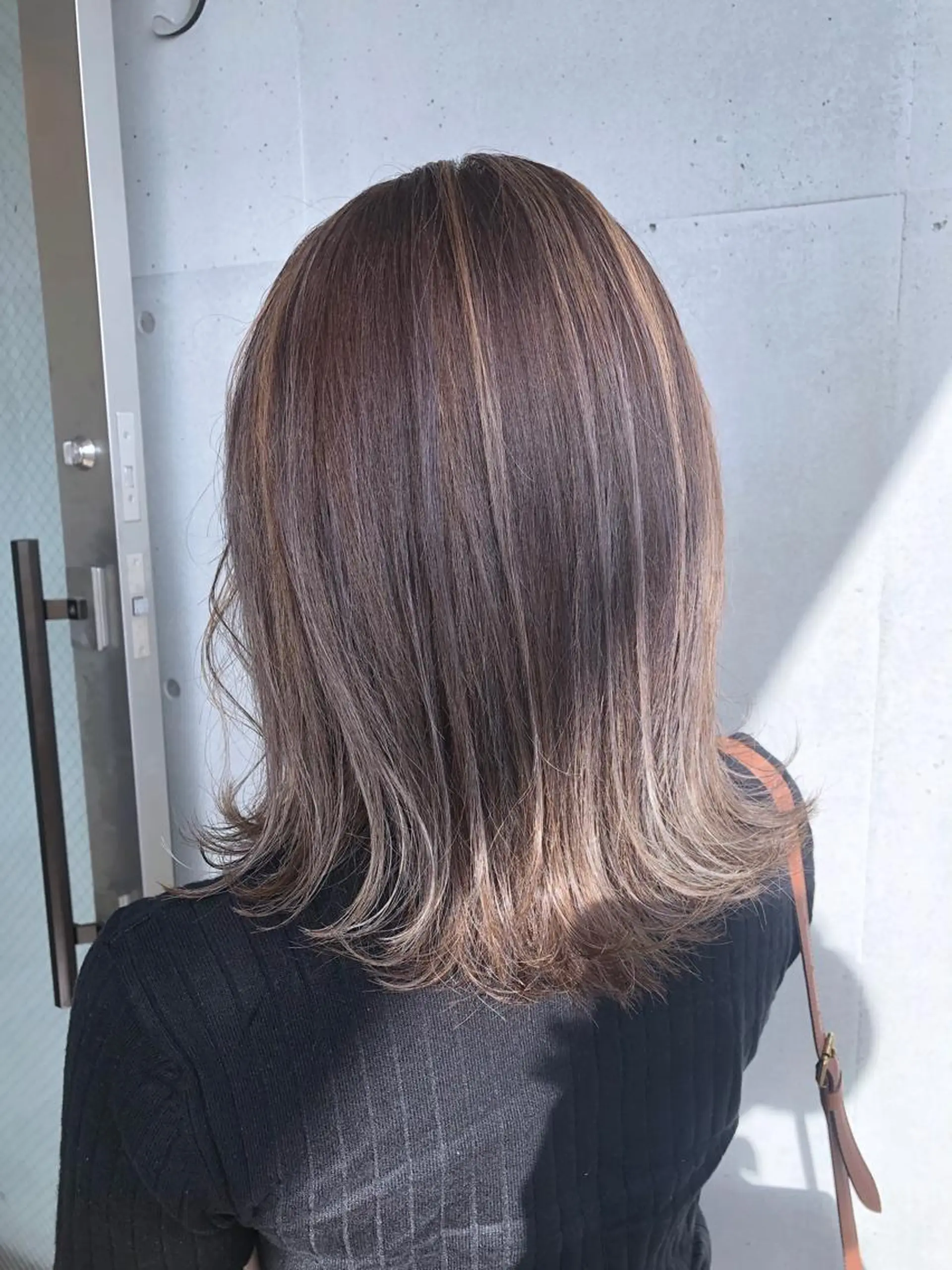 ミディアム カラー ヘアカラー トリートメント ☕️ベージュカラー 内藤光哉☕️のヘアスタイル