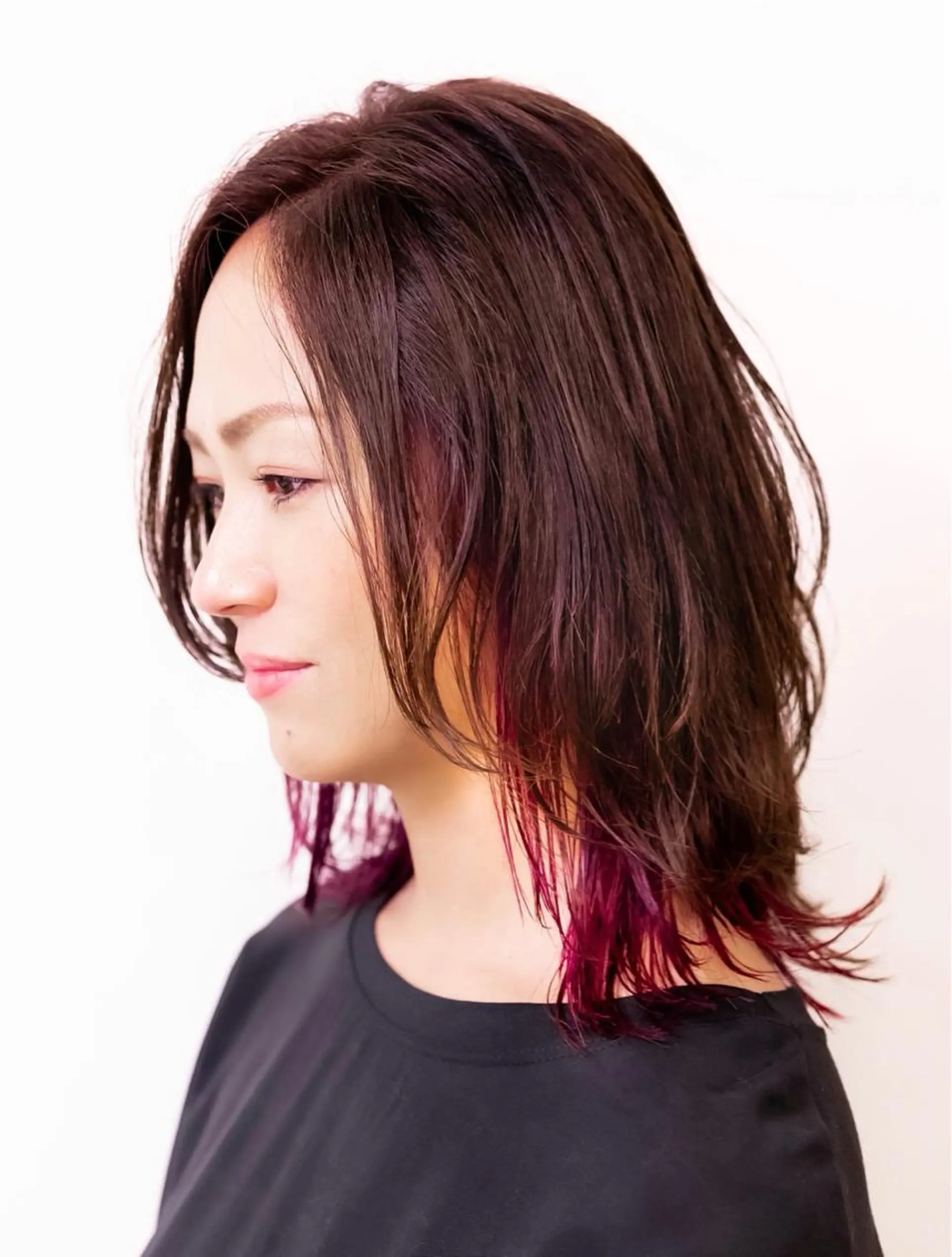 ミディアム カラー salon m ni サロンマーニ所属・久保田 一のヘアスタイル