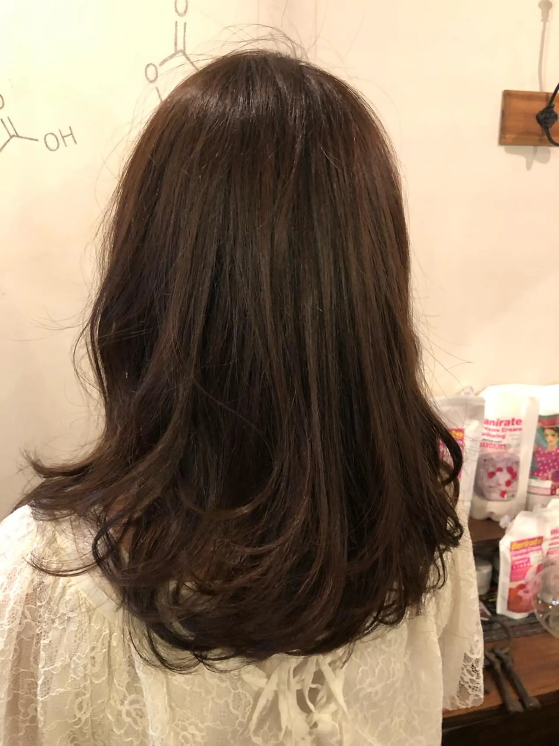 セミロング カラー 口コミ評価4.9⭐︎ カワナベ　マサシのヘアスタイル