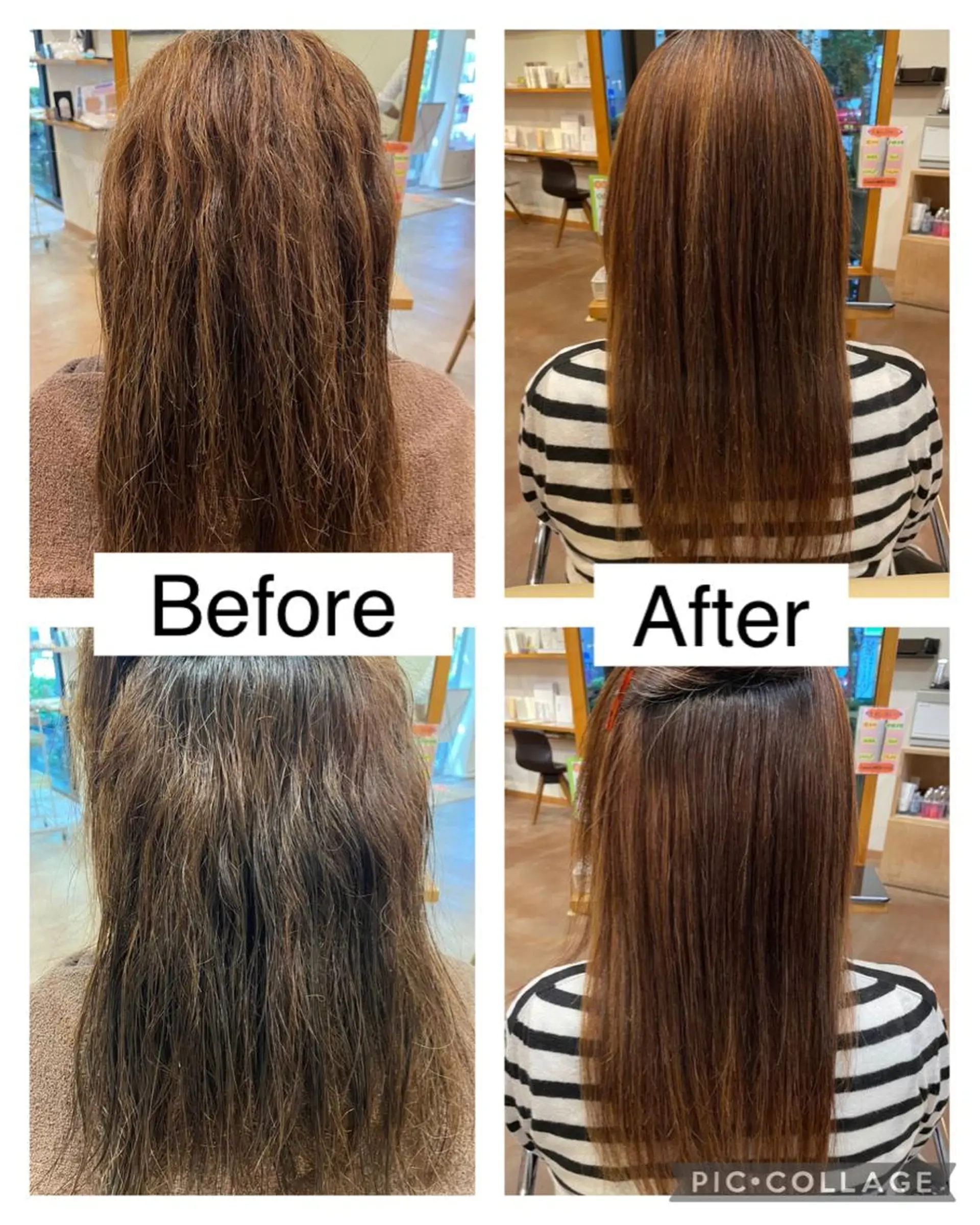 セミロング 縮毛矯正 ROOF所属・三澤 朋希のヘアスタイル