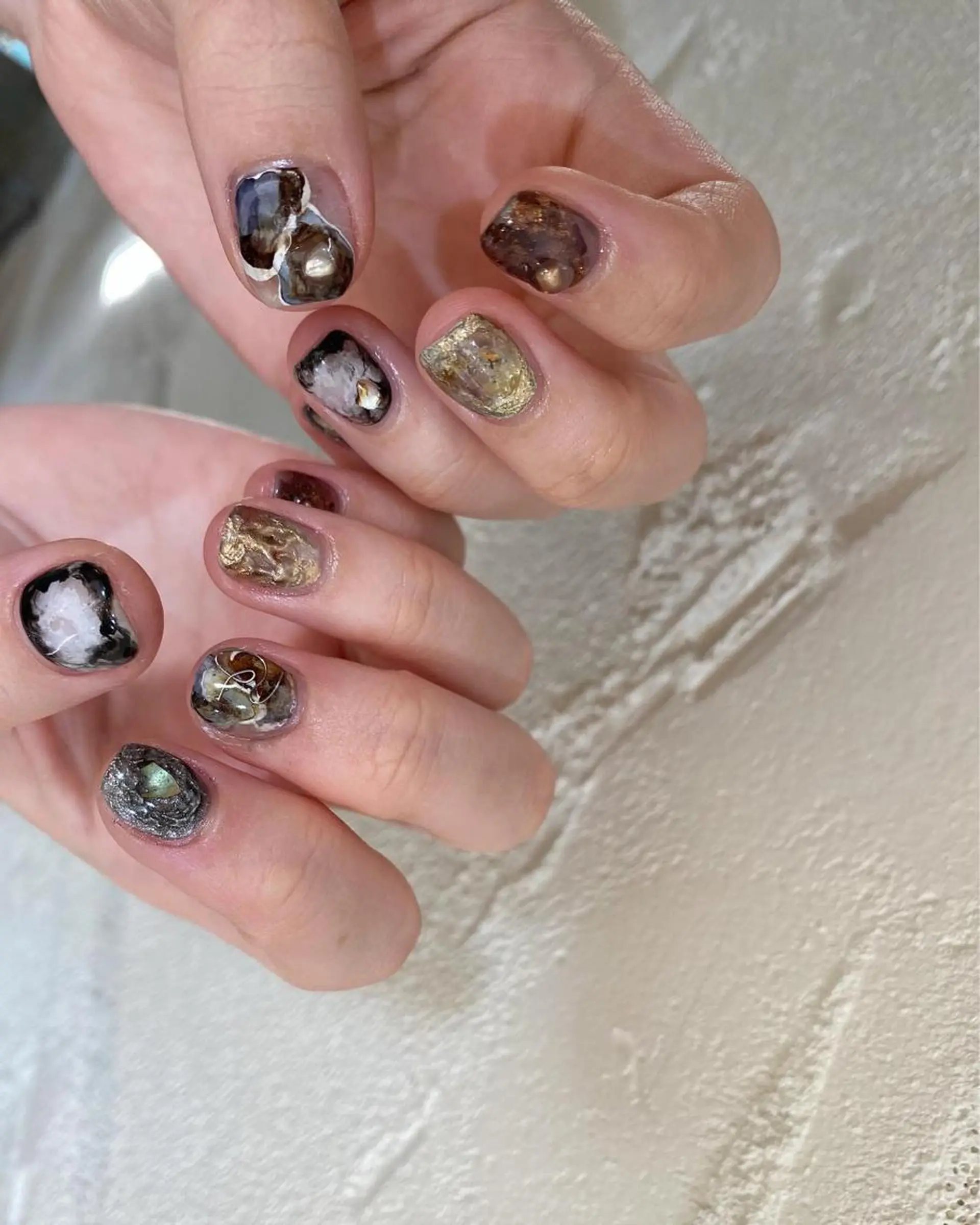 ネイル ニュアンスネイル ハンドネイル nable.所属・栗林 実莉のネイルデザイン