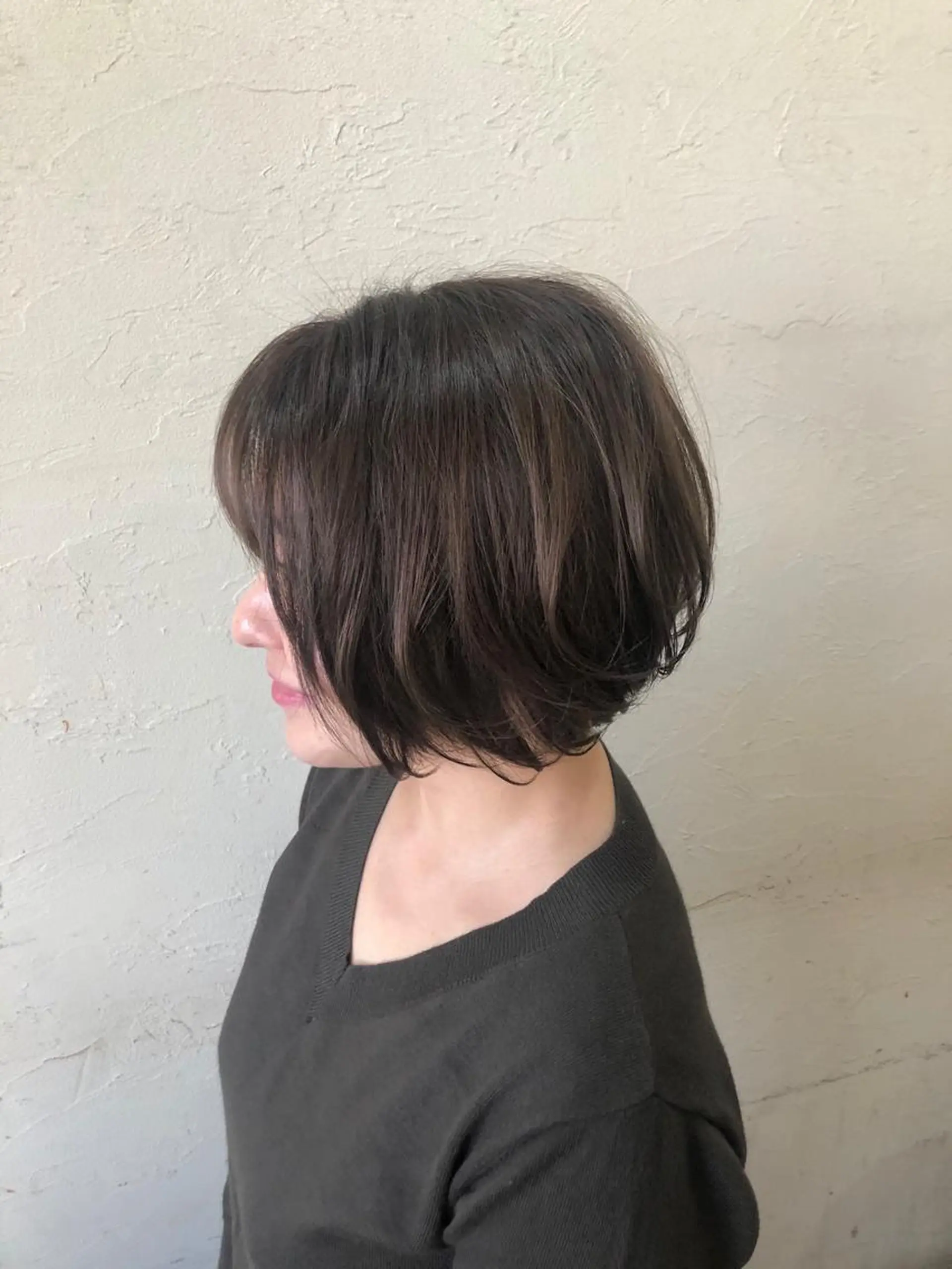 ショート カラー ショートヘア カット ヘアカラー トリートメント ENIF ヤマグチアツコのヘアスタイル