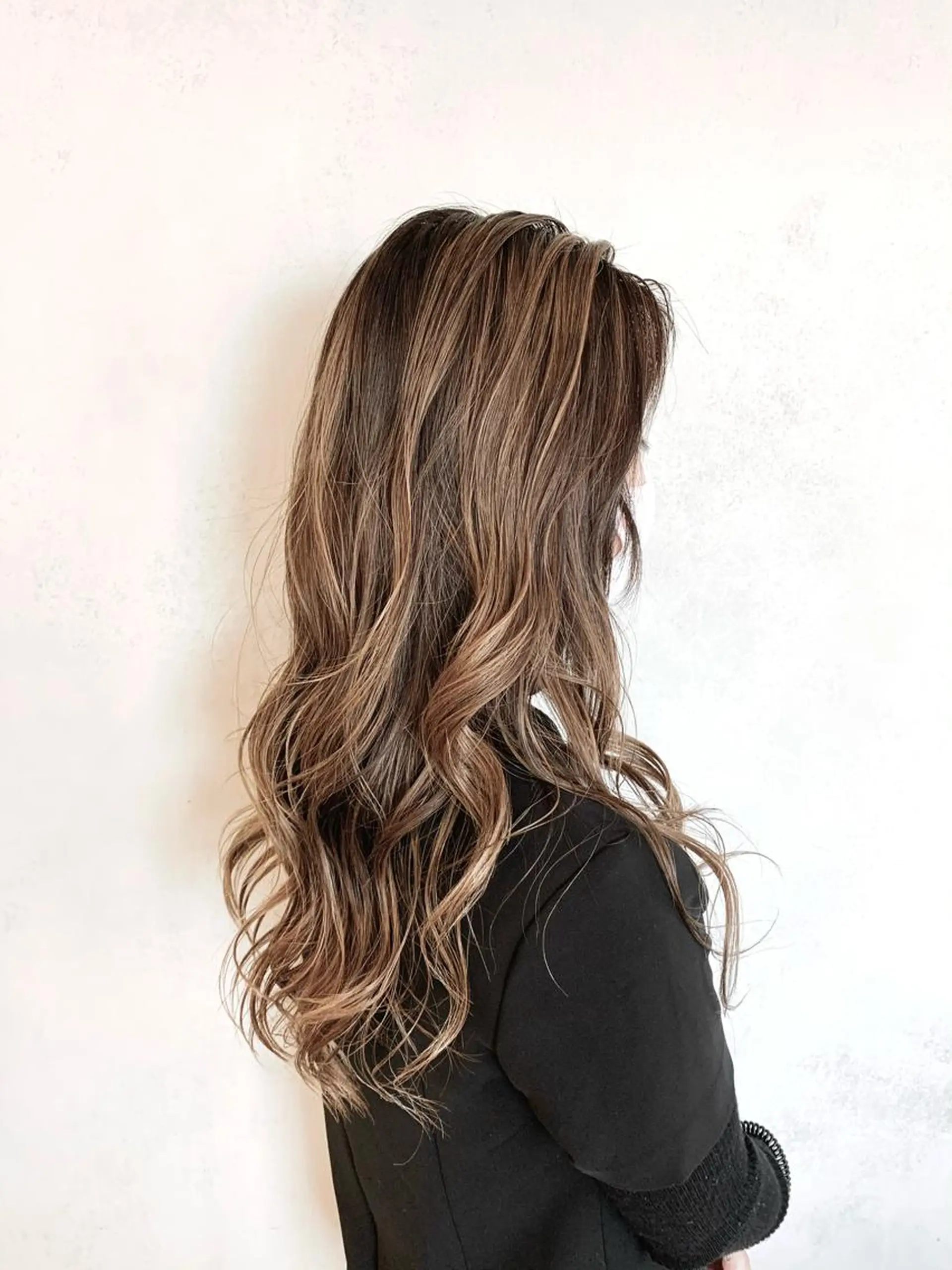 ロング レイヤーカット 韓国レイヤーカット KOUKIのヘアスタイル