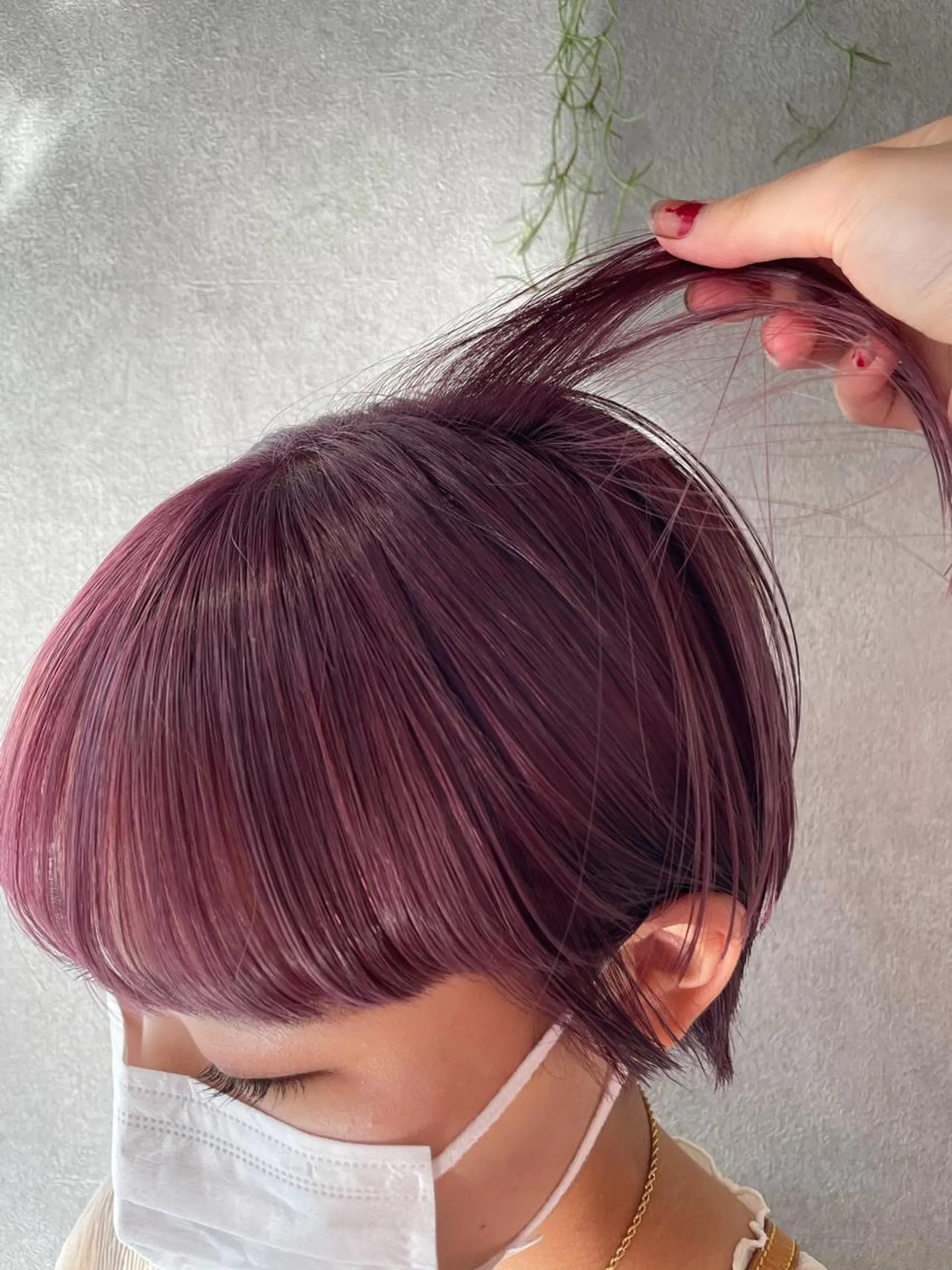 ショート カラー ブリーチ ラベンダーカラー ラベンダーピンク ピンクカラー ヘアカラー ナチュラル透明感🌱 小山美樹子のヘアスタイル