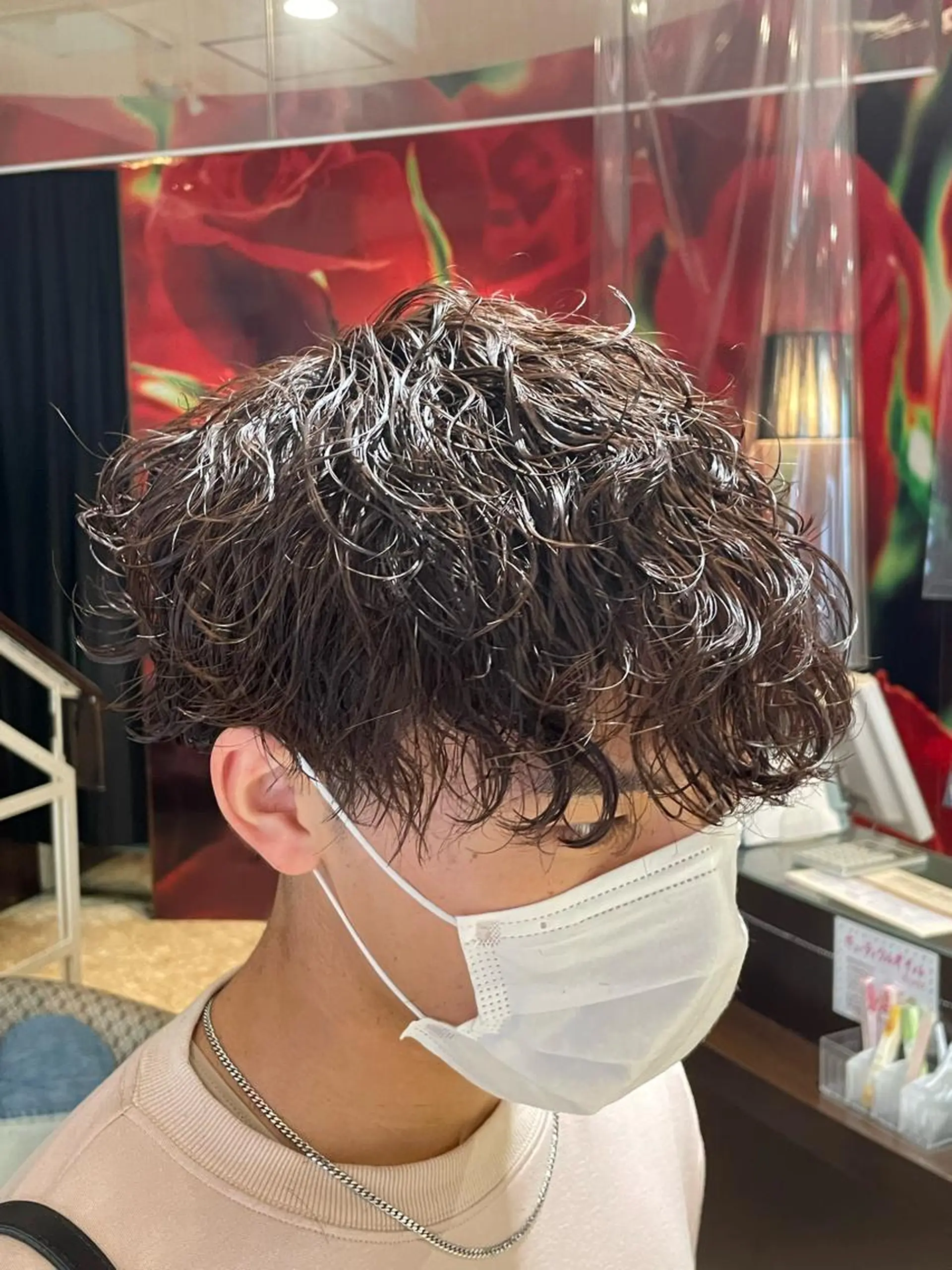 ミディアム 中島 稔/稲毛メンズパーマのヘアスタイル